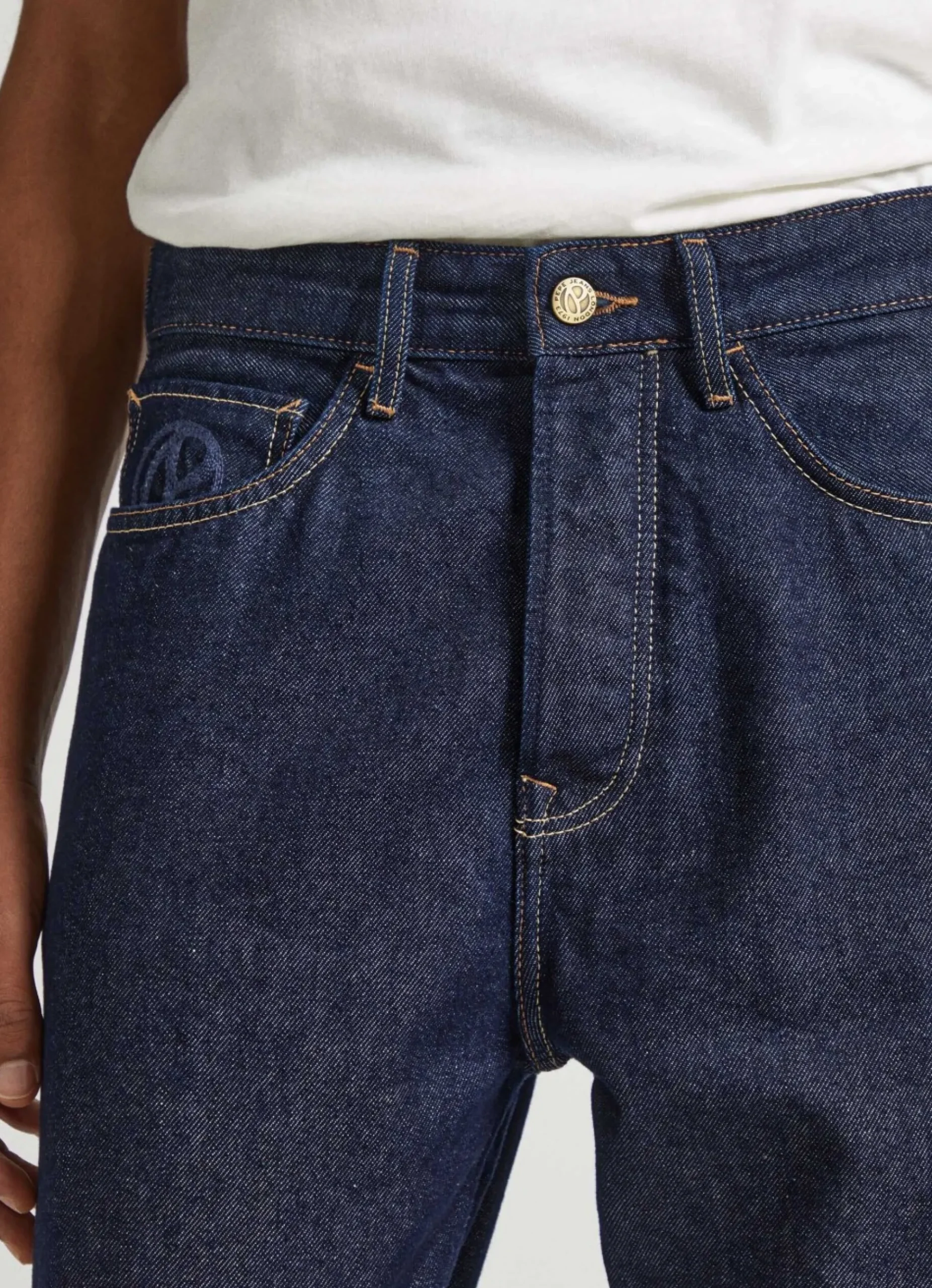 Homem Pepe Jeans Loose>Jeans Nils Raw Fit Loose Drop