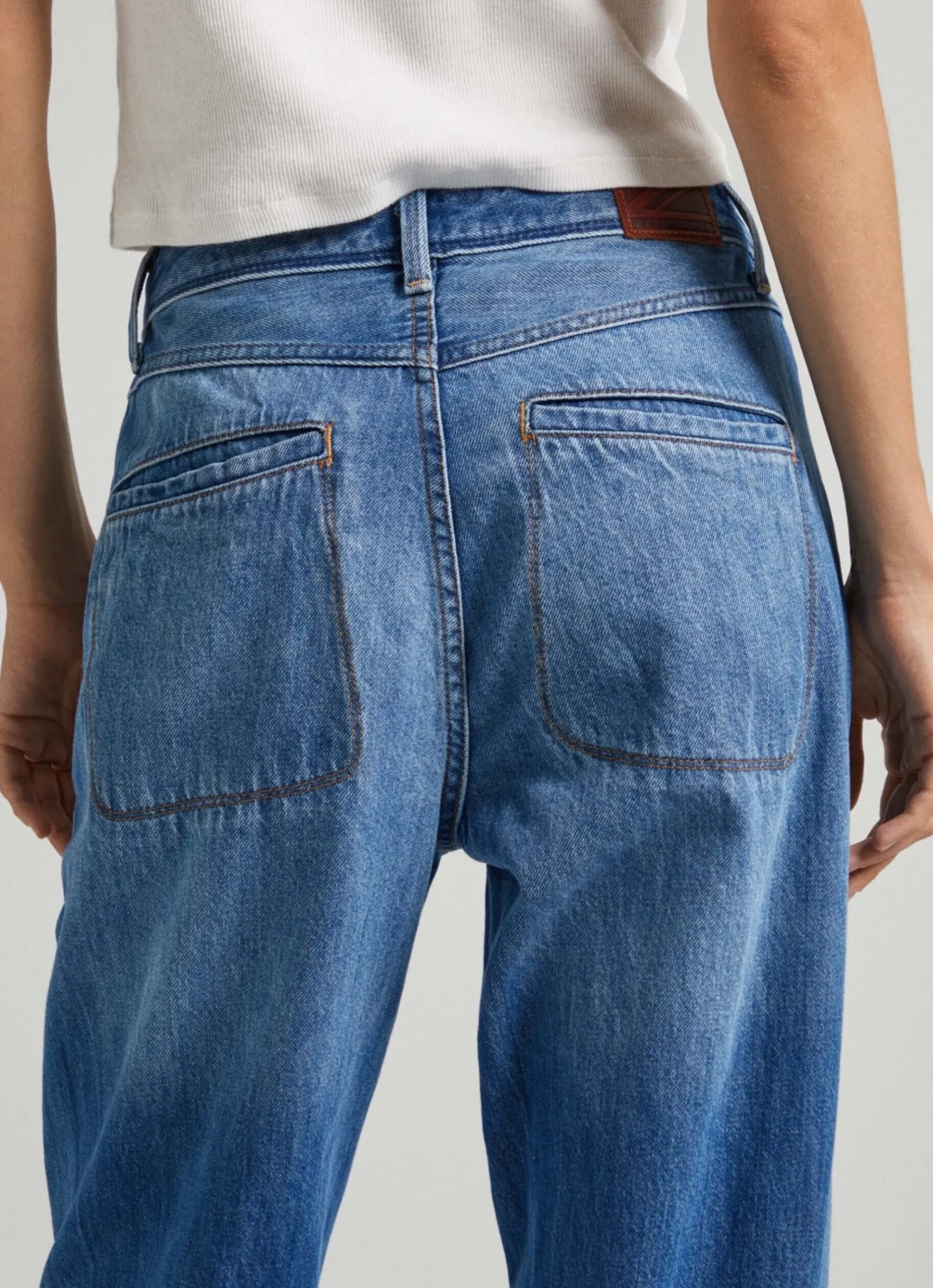 Mulher Pepe Jeans Flare E Boot Cut>Jeans Nyomi Relaxed Fit High-Rise