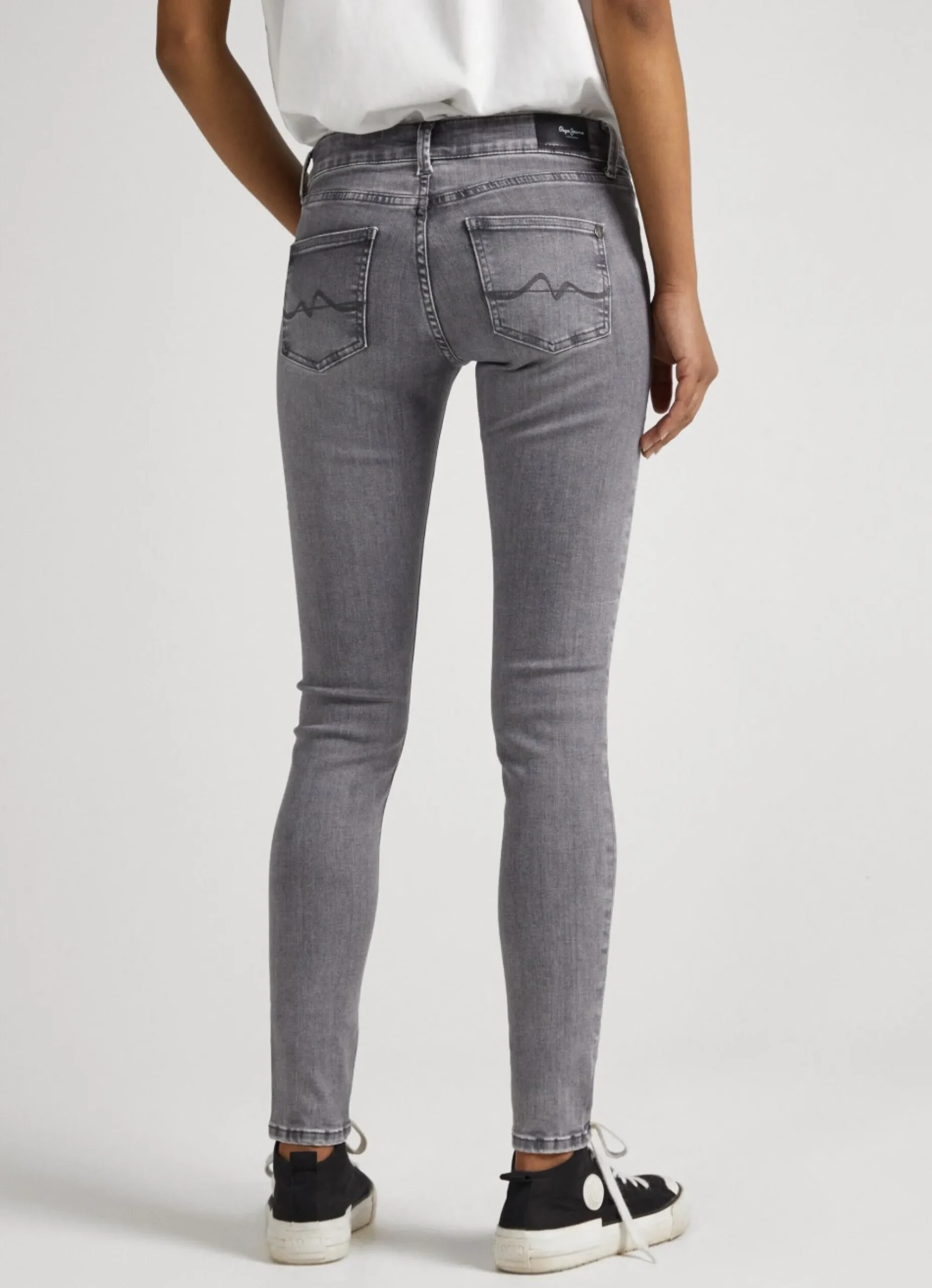 Mulher Pepe Jeans Skinny>Jeans Pixie Skinny Fit Mid Rise