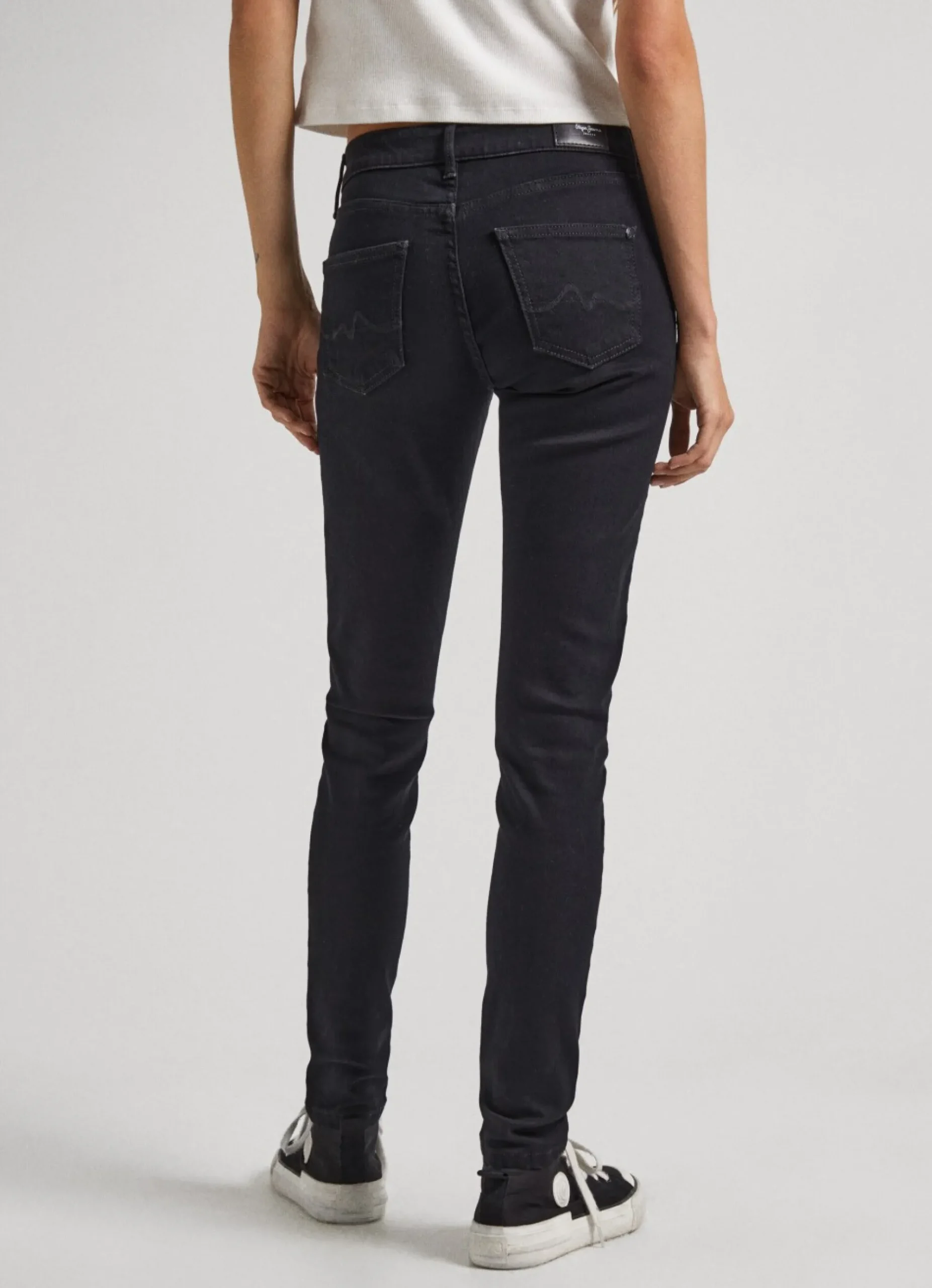 Mulher Pepe Jeans Skinny>Jeans Pixie Skinny Fit Mid-Rise
