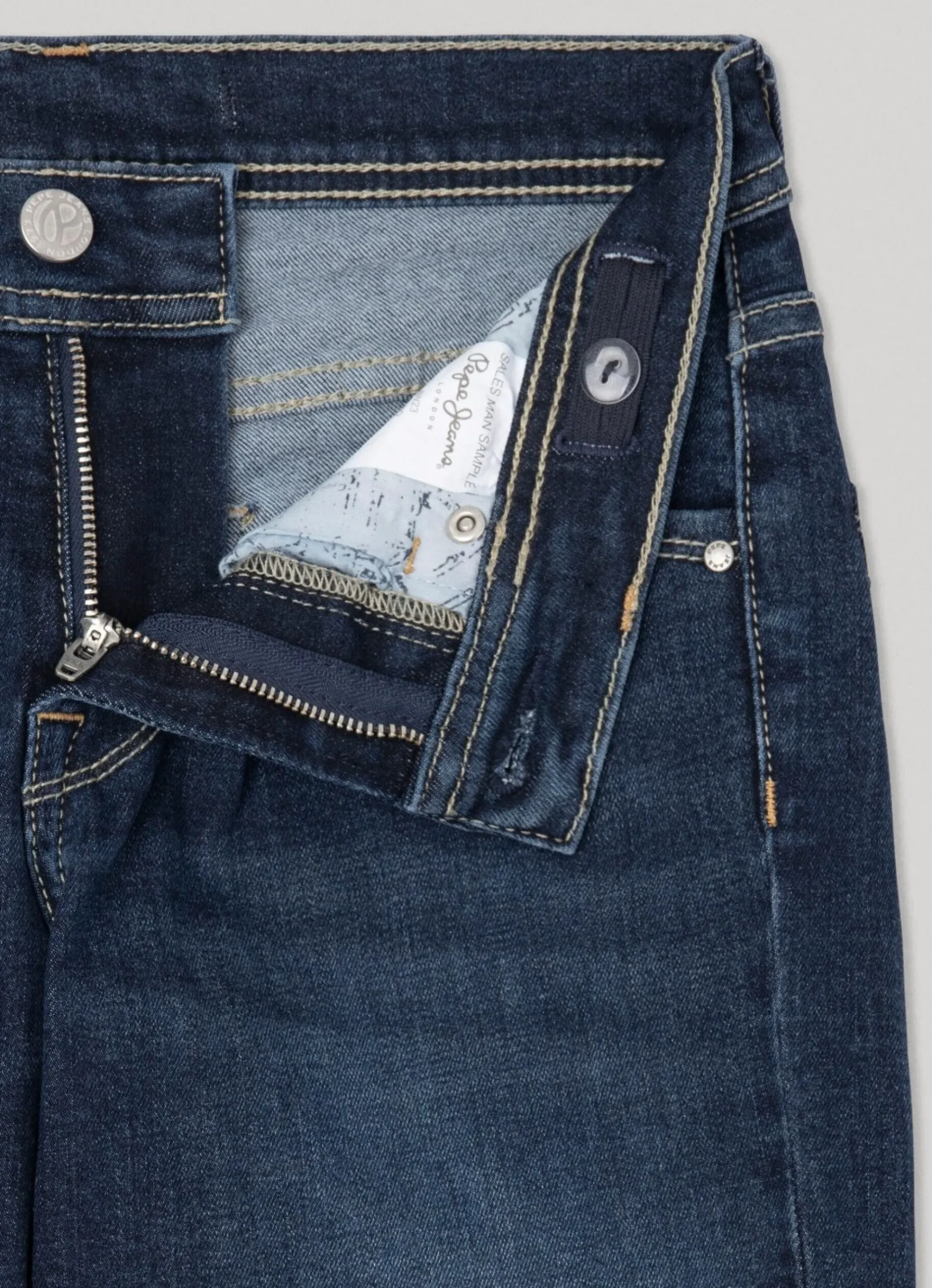 Rapaz Pepe Jeans Jeans>Jeans Regular Rise Cashed Slim Fit