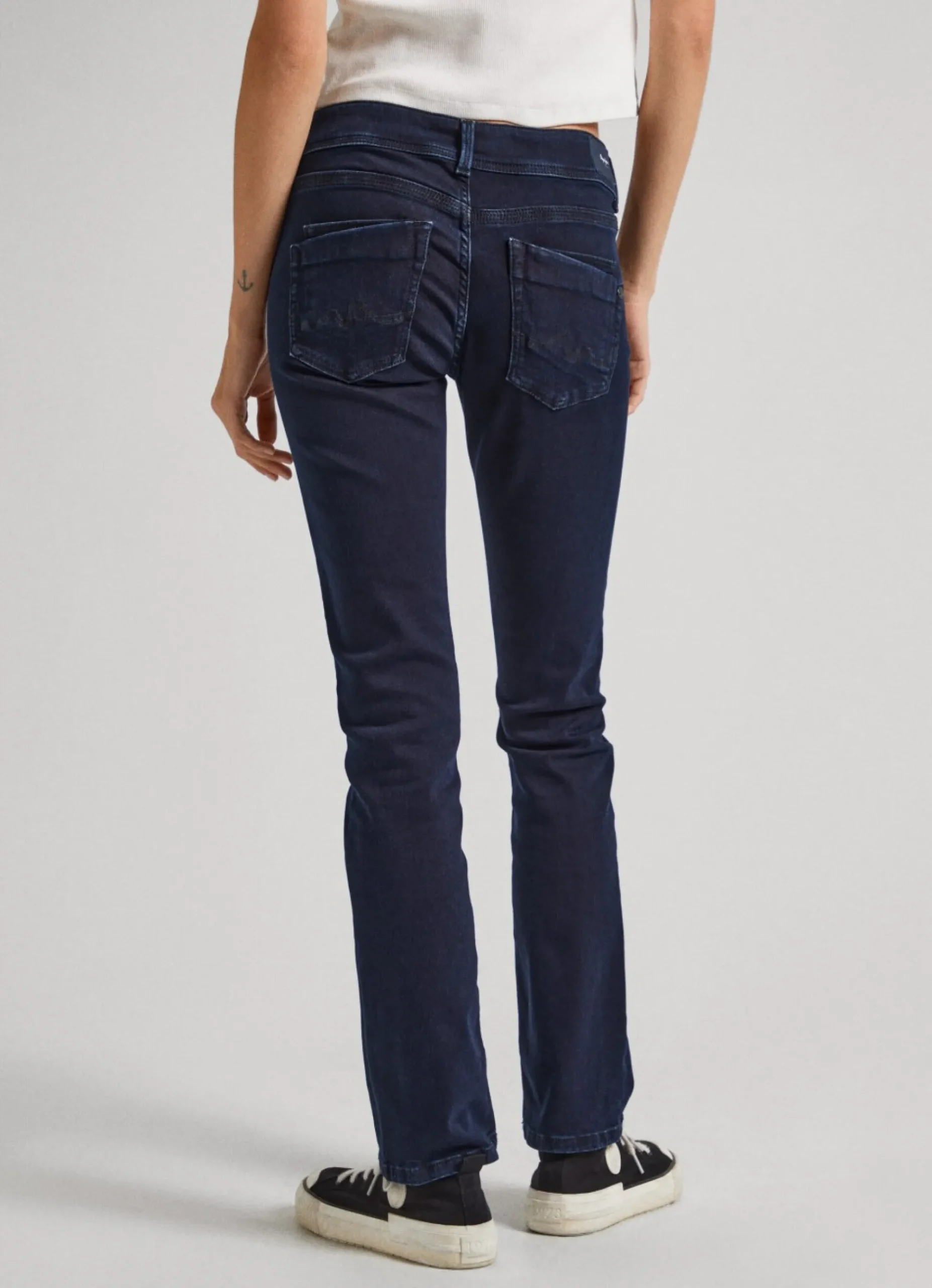 Mulher Pepe Jeans Straight>Jeans Saturn Regular Fit Mid Rise