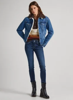 Mulher Pepe Jeans Skinny>Jeans Soho Skinny Fit Mid-Rise