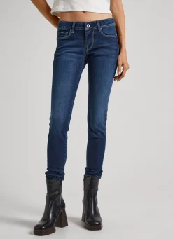 Mulher Pepe Jeans Skinny>Jeans Soho Skinny Fit Mid-Rise