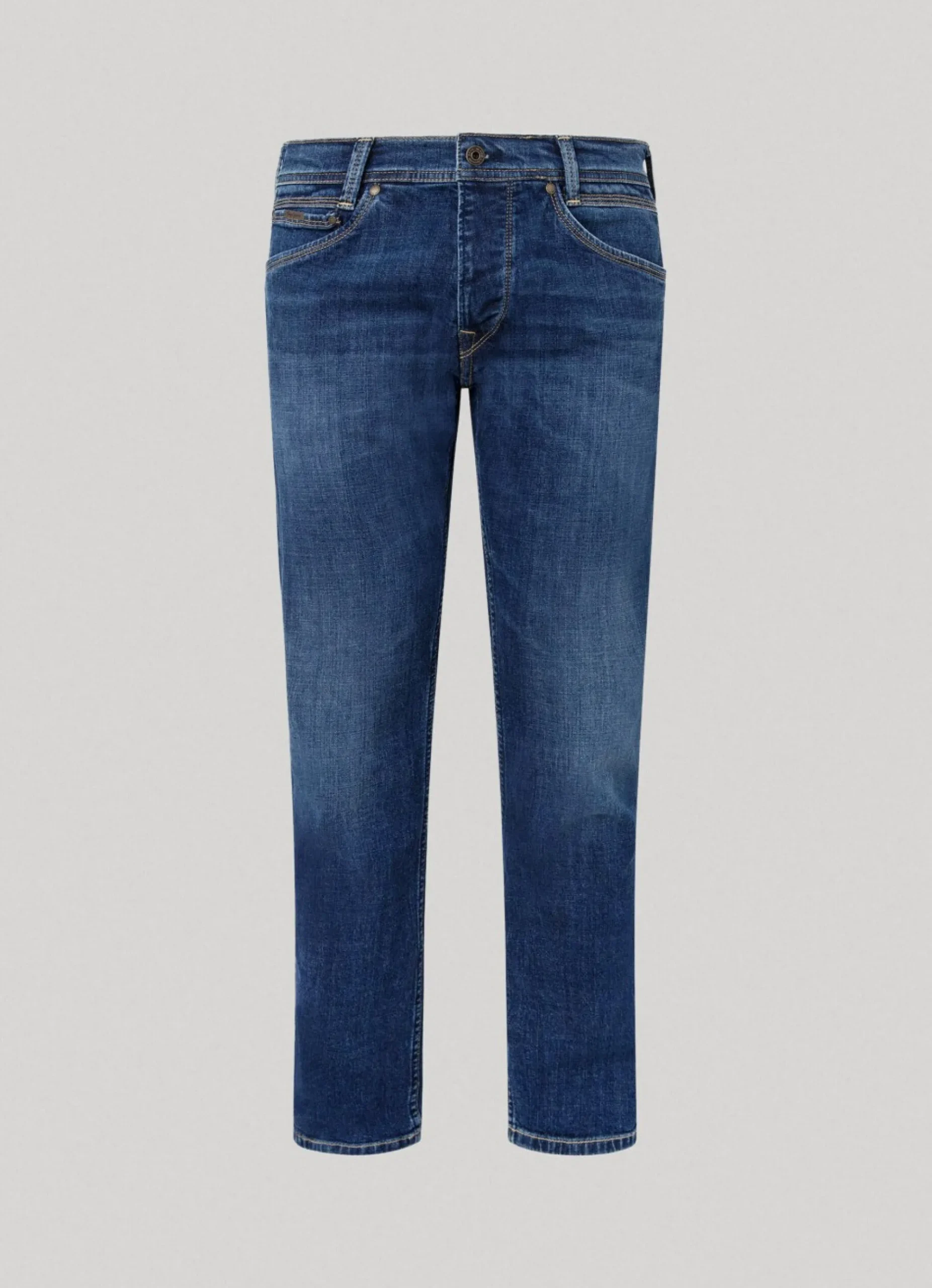 Homem Pepe Jeans Regular>Jeans Spike Fit Mid-Rise