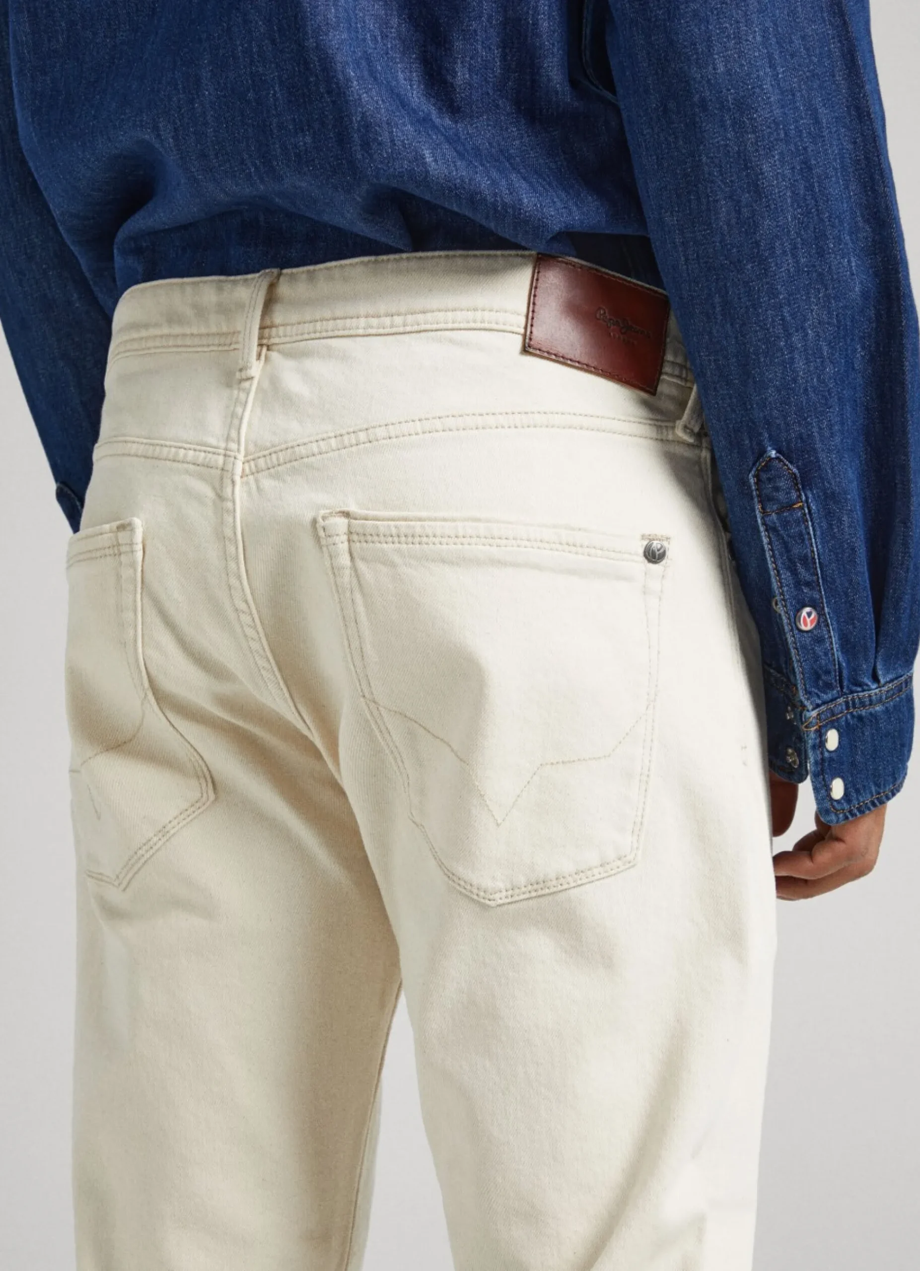 Homem Pepe Jeans Regular>Jeans Stanley Fit Mid Rise