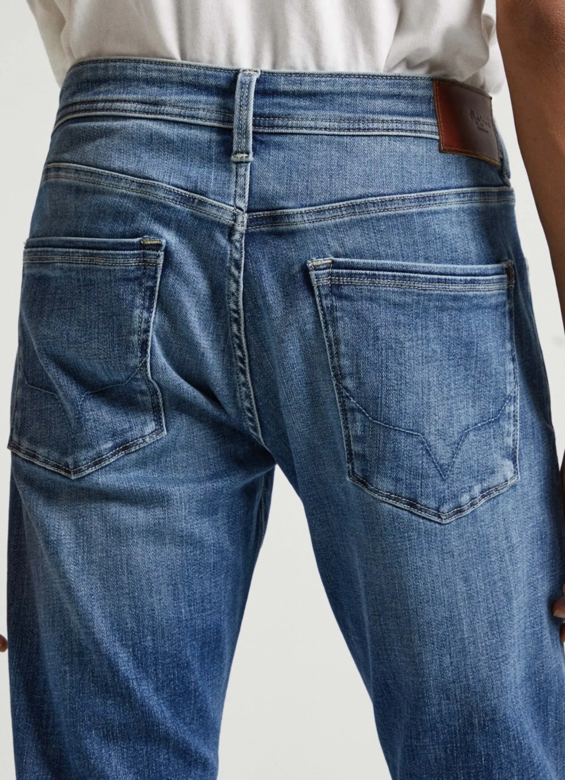 Homem Pepe Jeans Regular>Jeans Stanley Fit Mid Rise