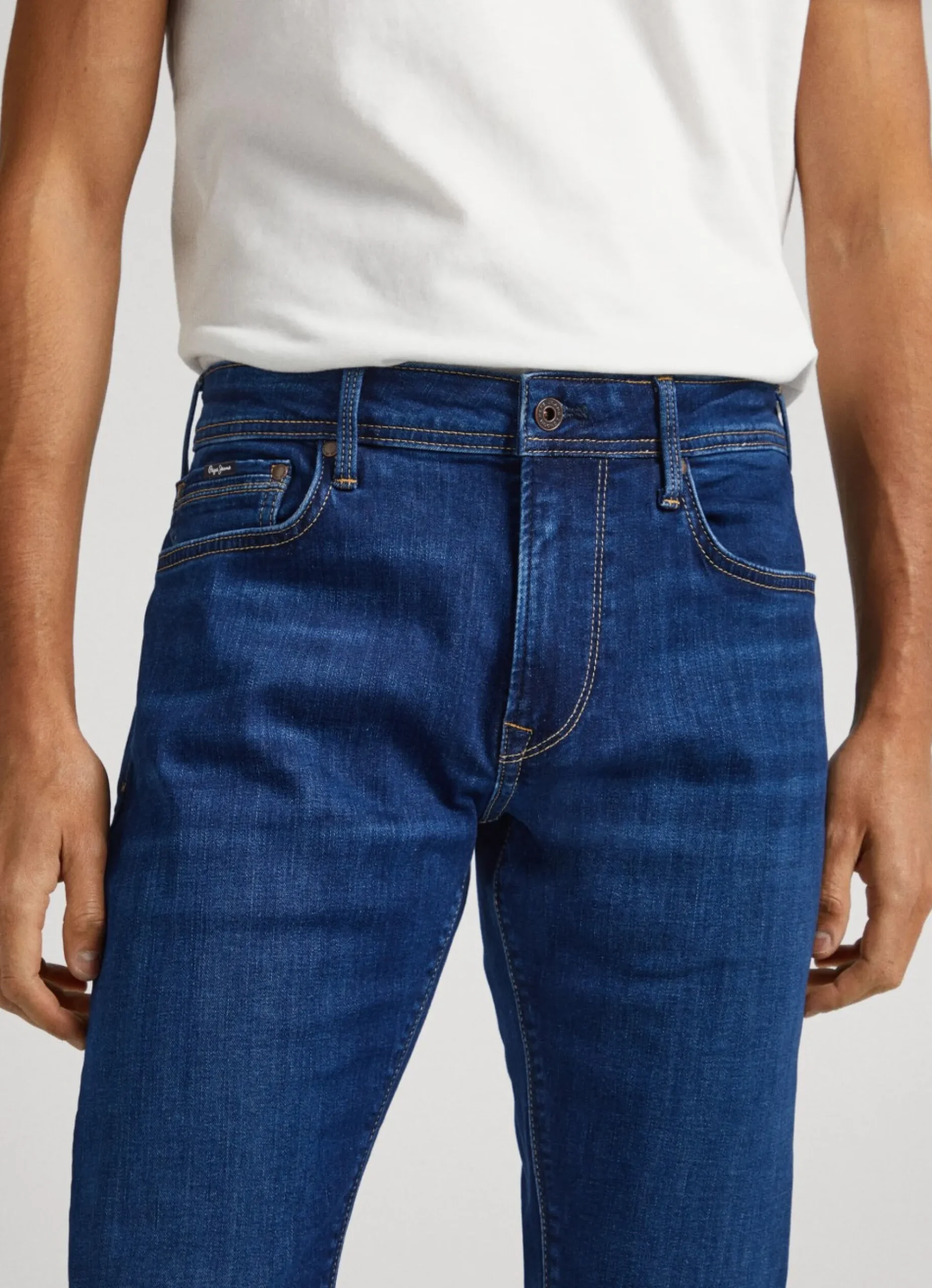Homem Pepe Jeans Regular>Jeans Stanley Fit Mid Rise
