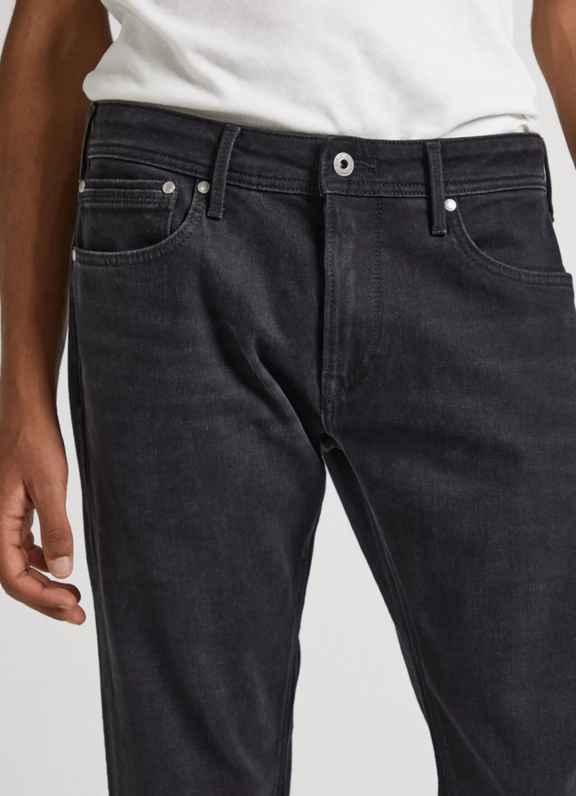Homem Pepe Jeans Regular>Jeans Stanley Fit Mid Rise