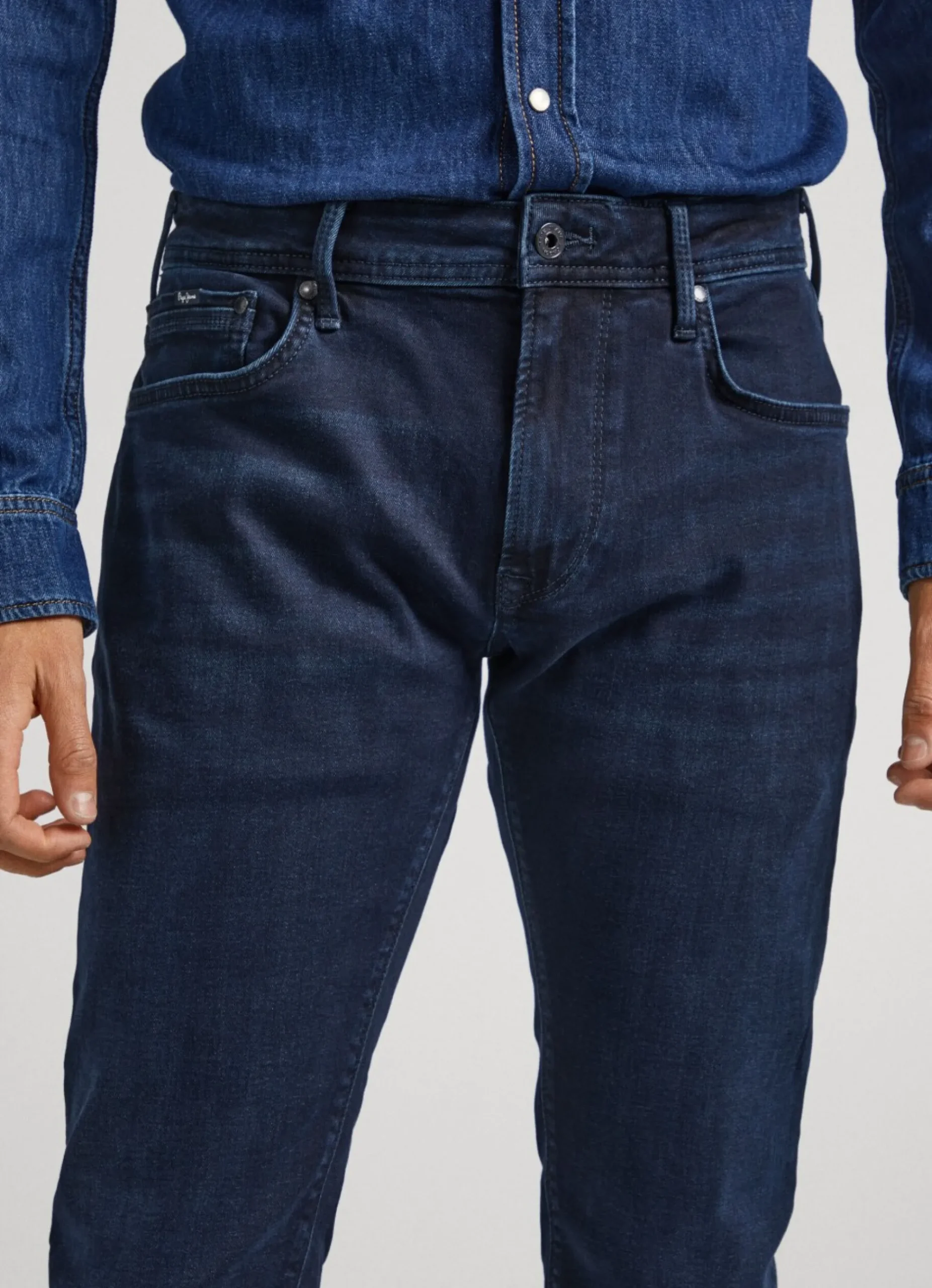 Homem Pepe Jeans Regular>Jeans Stanley Regular Fit Mid Rise