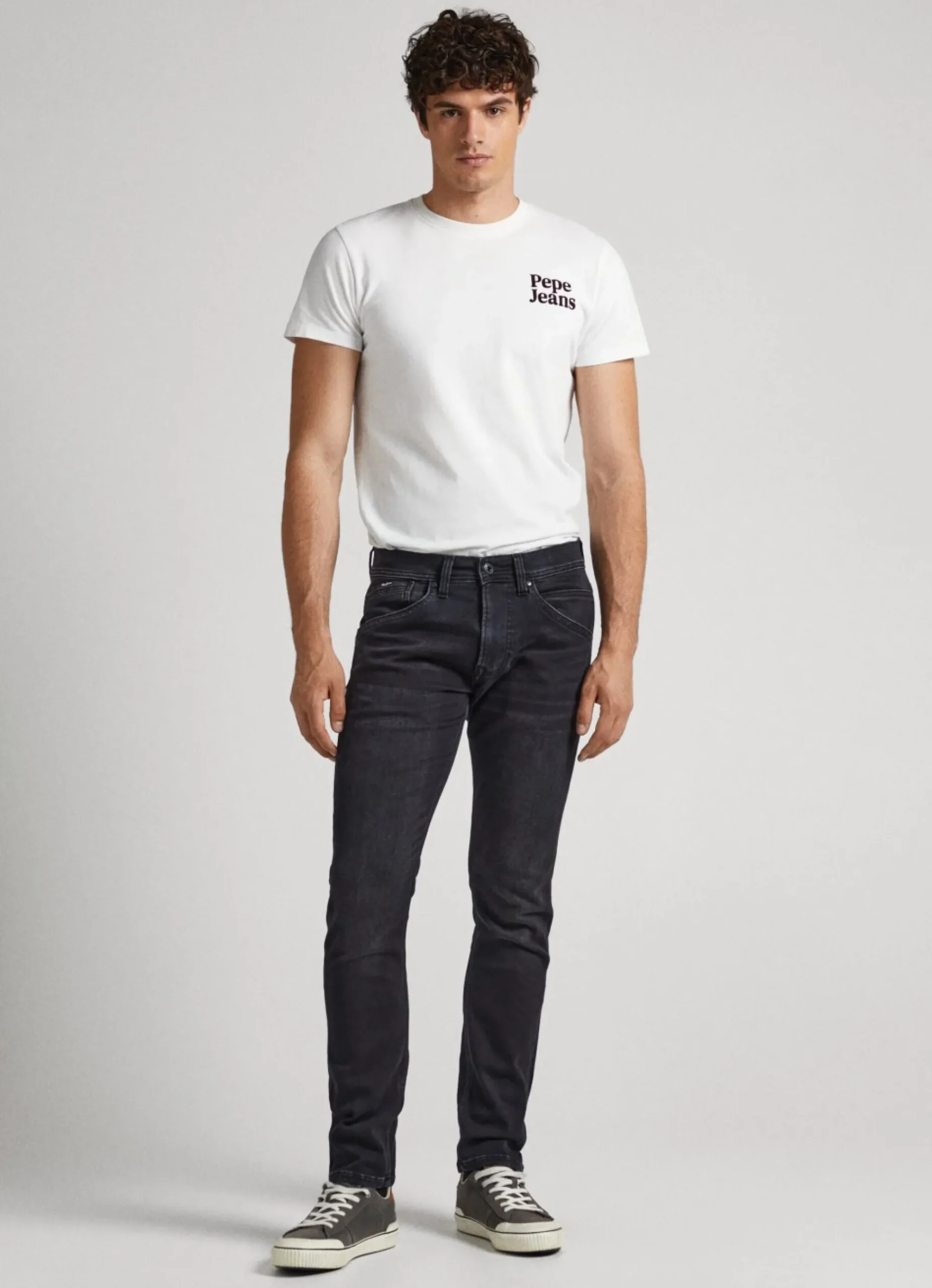 Homem Pepe Jeans Trends>Jeans Track Regular Fit Mid Rise