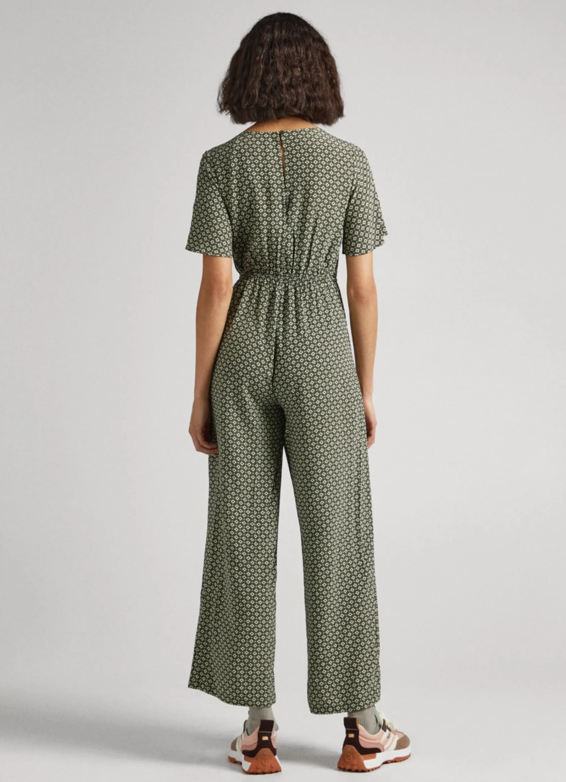 Mulher Pepe Jeans Vestidos E Macacões>Macacao Com Padrao Geometrico