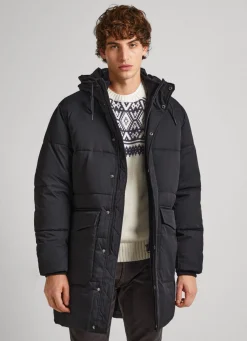 Homem Pepe Jeans Casaco E Jaquetas>Parka Acolchoado Com Capuz