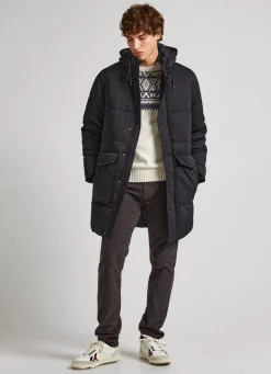 Homem Pepe Jeans Casaco E Jaquetas>Parka Acolchoado Com Capuz
