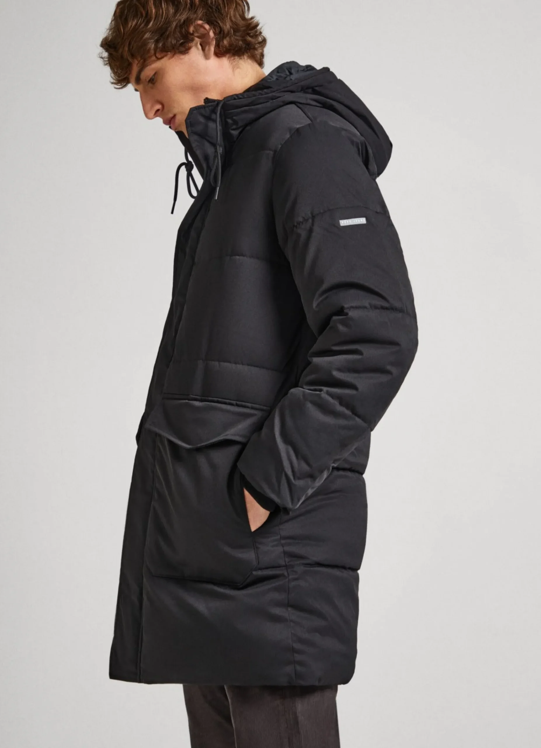 Homem Pepe Jeans Casaco E Jaquetas>Parka Acolchoado Com Capuz