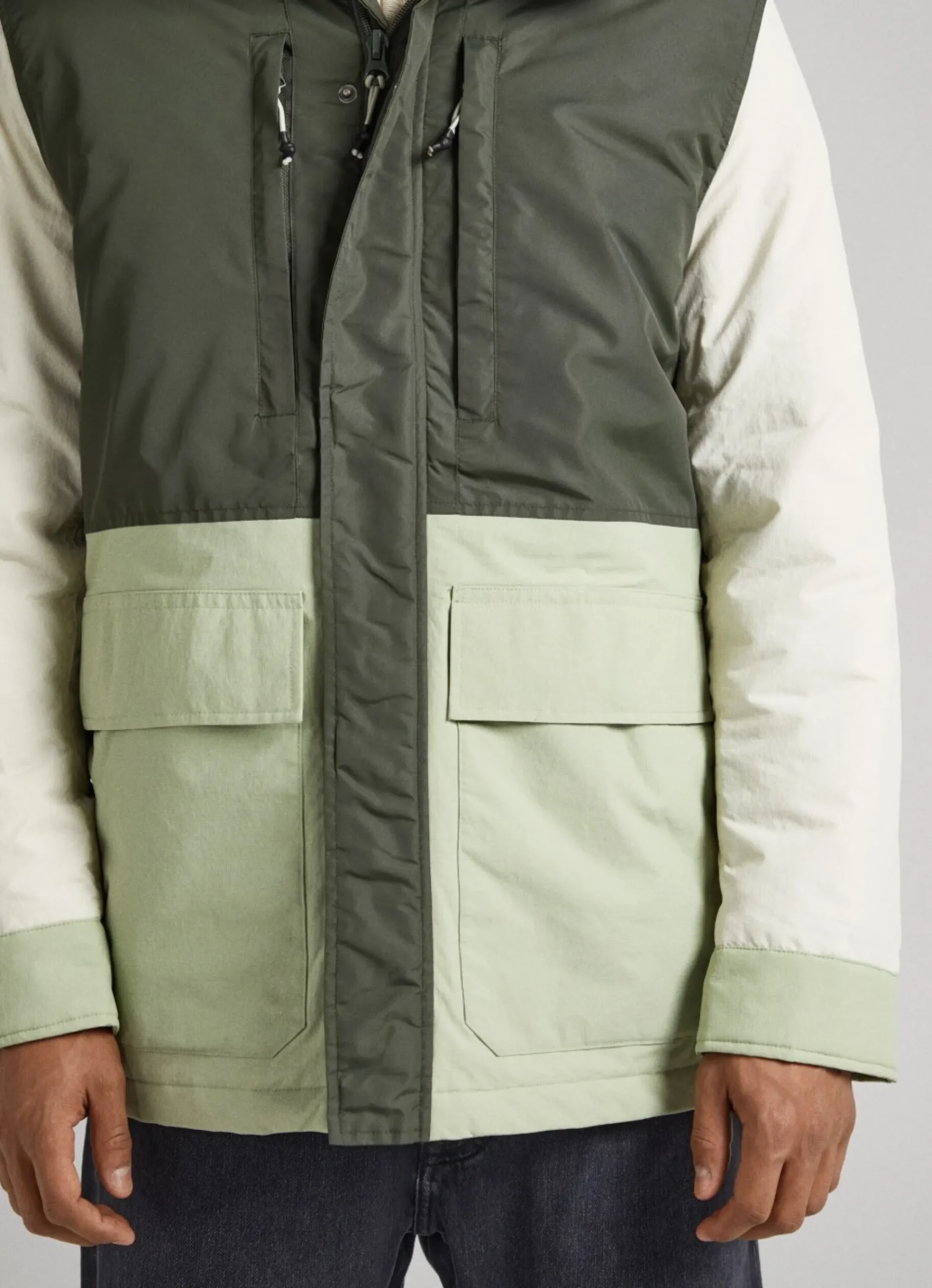 Homem Pepe Jeans Casaco E Jaquetas>Parka Color Block Com Capuz