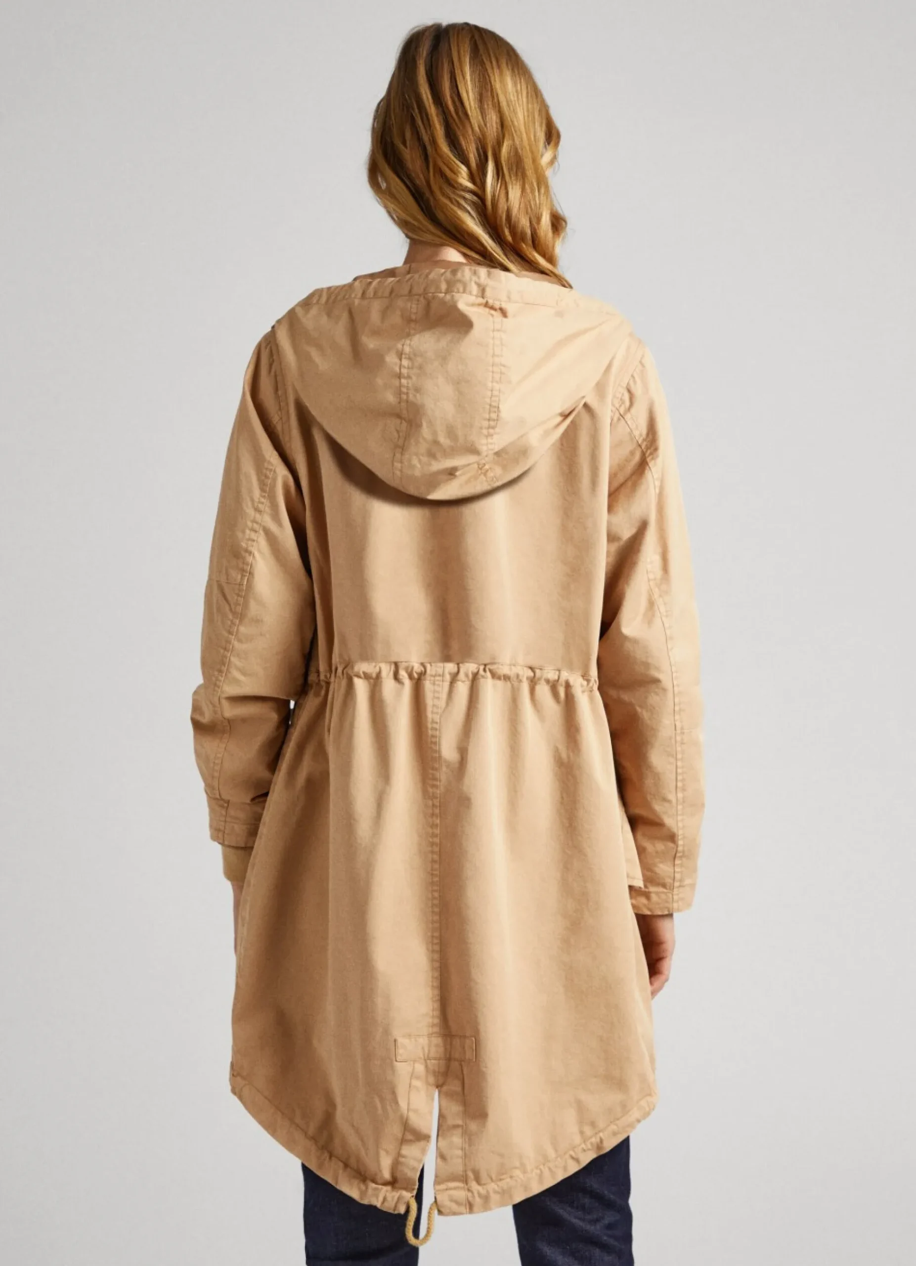 Mulher Pepe Jeans Casaco E Jaquetas>Parka De Algodao Com Capuz