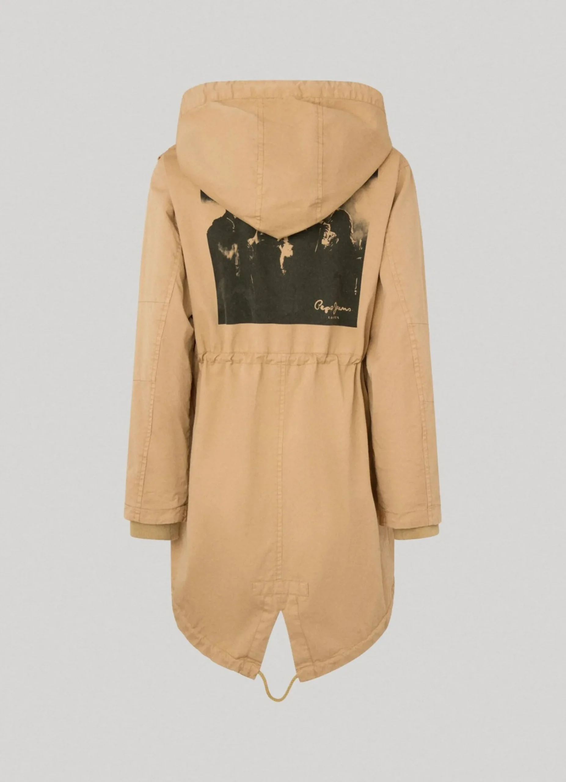 Mulher Pepe Jeans Casaco E Jaquetas>Parka De Algodao Com Capuz