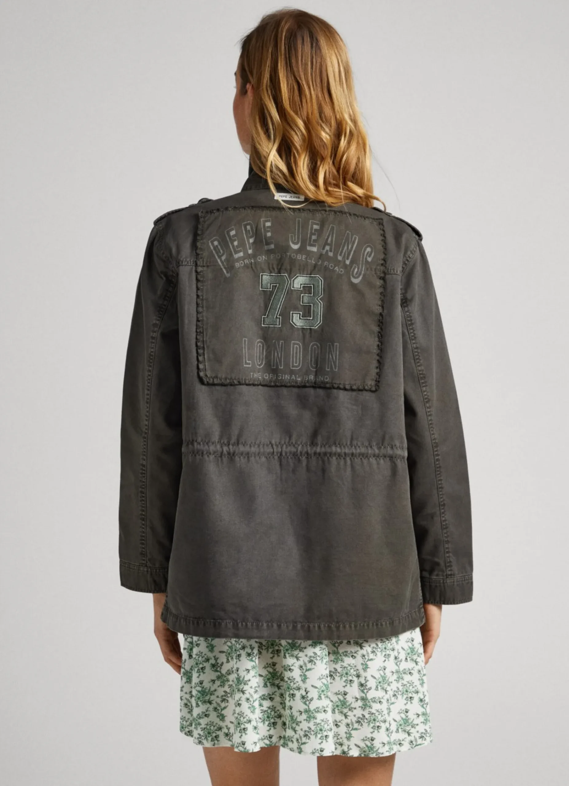 Mulher Pepe Jeans Casaco E Jaquetas>Parka De Algodao Gola Alta