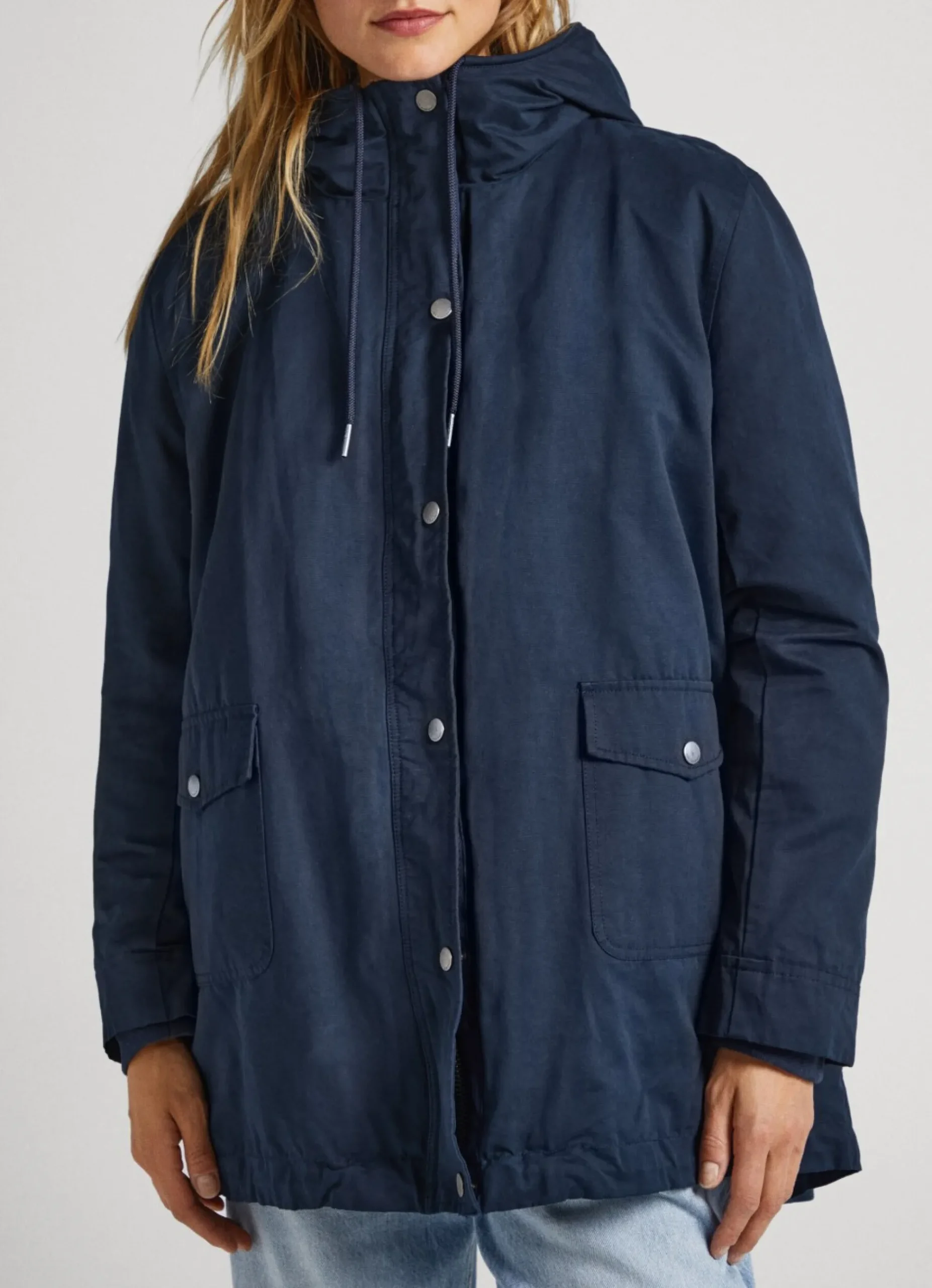 Mulher Pepe Jeans Casaco E Jaquetas>Parka Tecido Tecnico