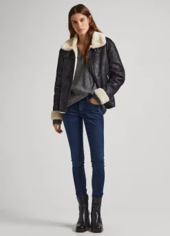 Mulher Pepe Jeans Skinny>Pixie Skinny Fit Mid Rise Jeans