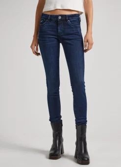 Mulher Pepe Jeans Skinny>Pixie Skinny Fit Mid Rise Jeans