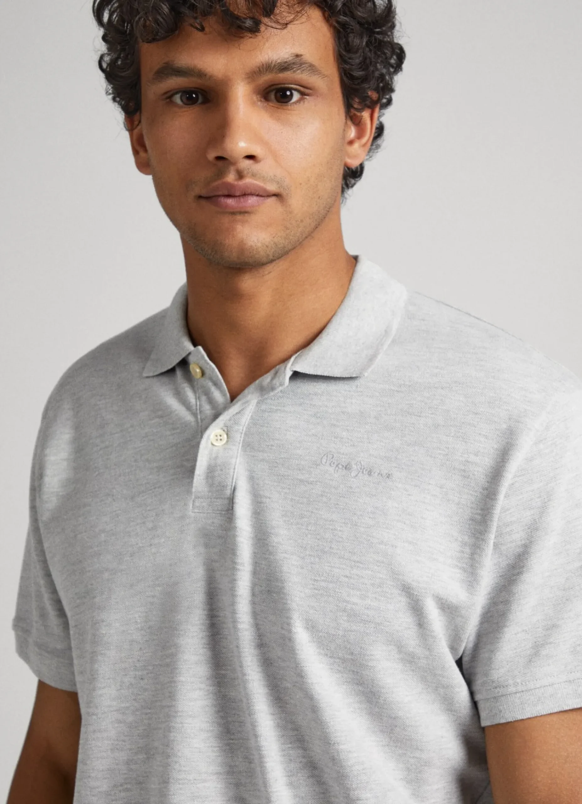 Homem Pepe Jeans Polos>Polo Algodao Piquet Com Logo