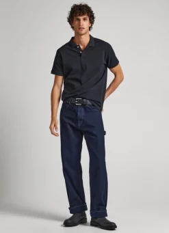 Homem Pepe Jeans Polos>Polo Algodao Piquet Com Logo