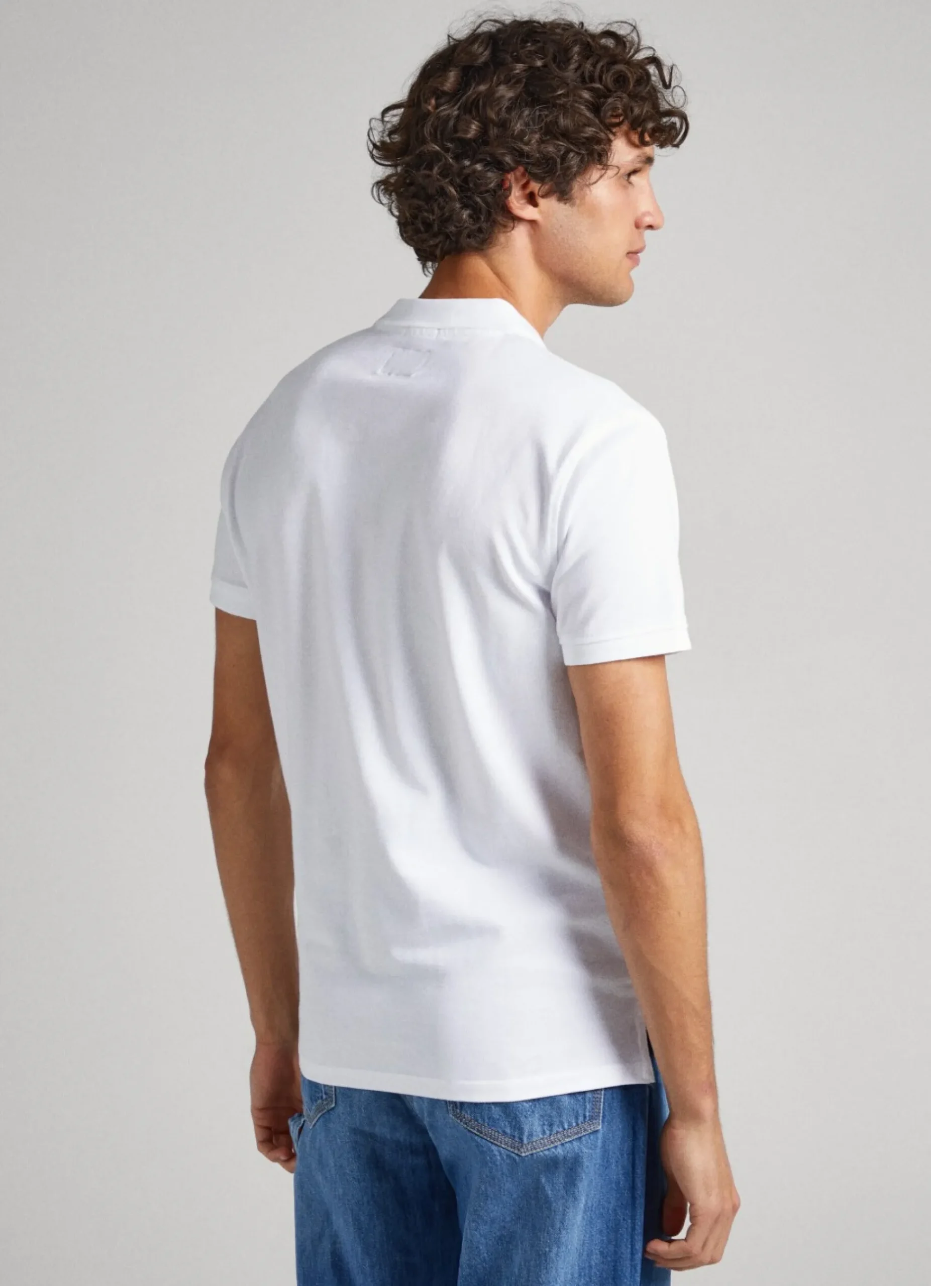 Homem Pepe Jeans Polos>Polo Algodao Piquet Com Logo