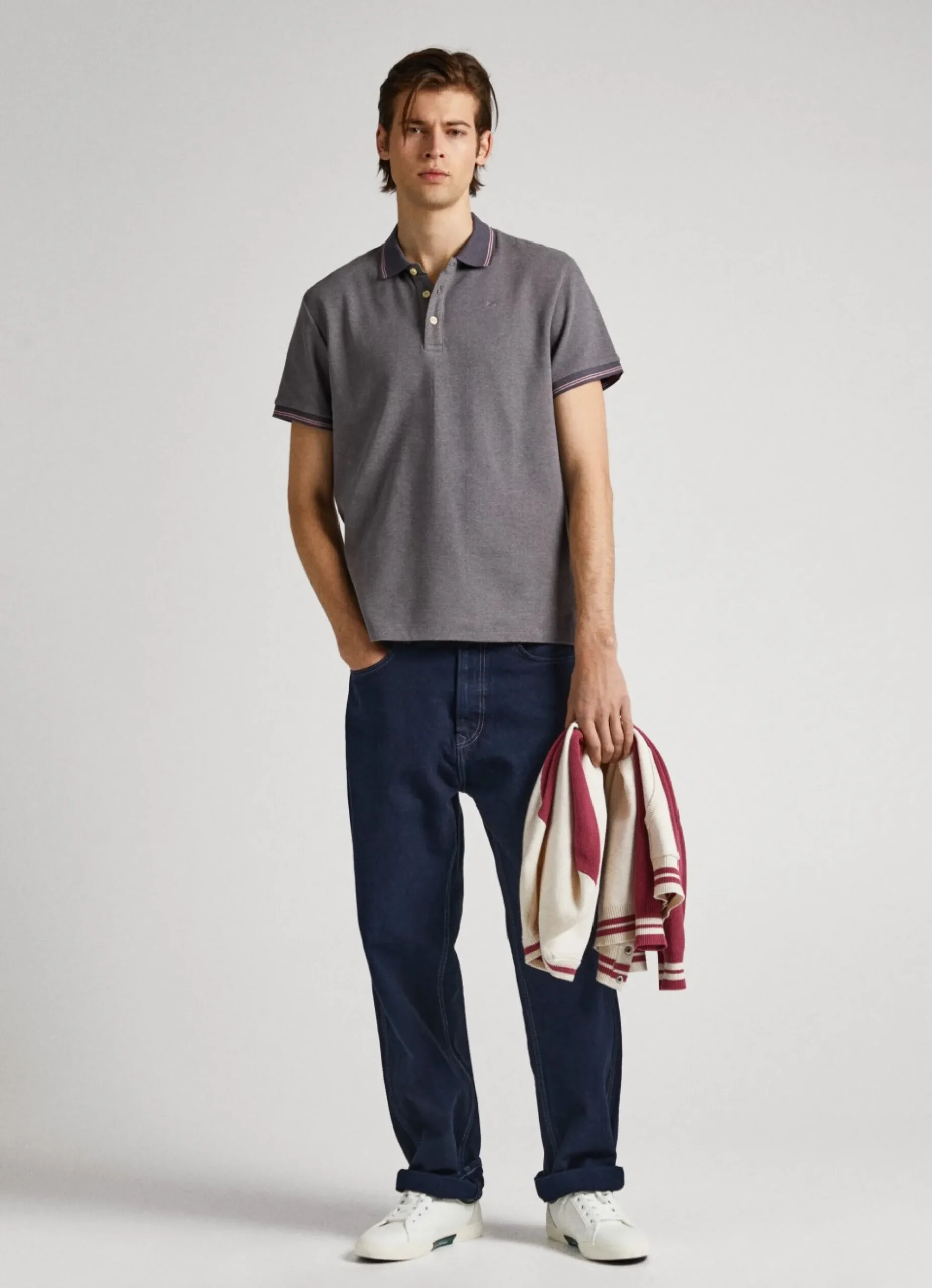 Homem Pepe Jeans Polos>Polo Com Logo Bandeira