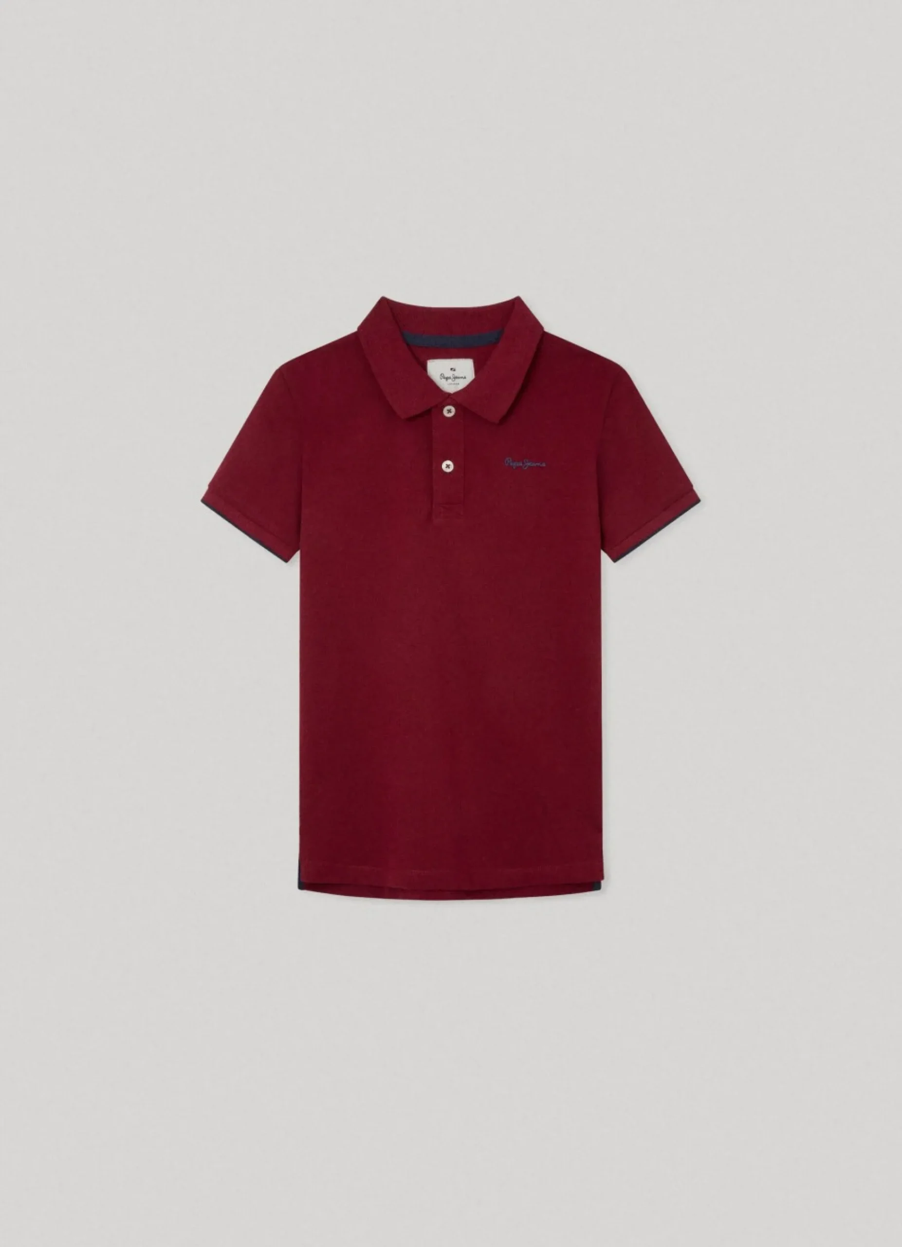 Rapaz Pepe Jeans Polos E Camisas>Polo Piquet De Algodao Logo Bordado