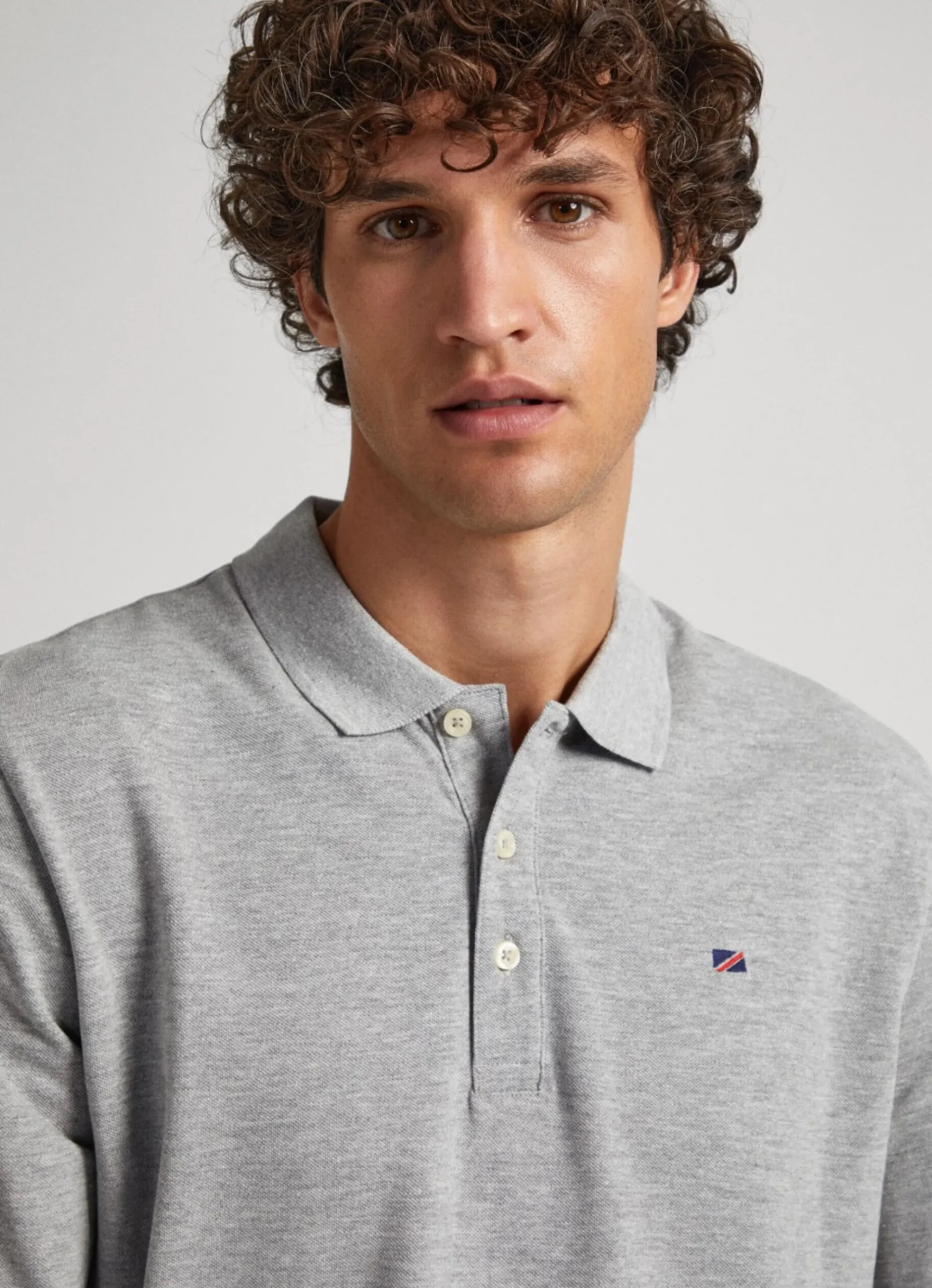 Homem Pepe Jeans Polos>Polo Piquet Logo Bandeira Bordada