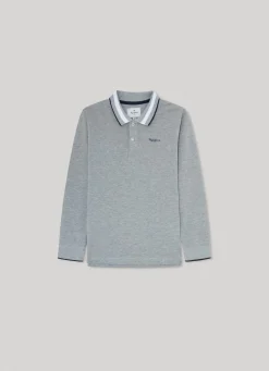 Rapaz Pepe Jeans Polos E Camisas>Polo Piquet Logo Bordado