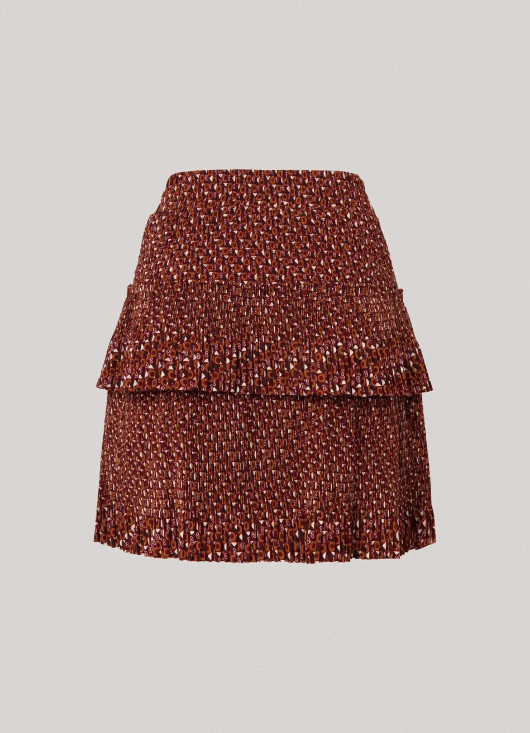 Mulher Pepe Jeans Saias E Calções>Saia Padrao Geometrico