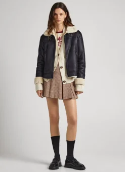 Mulher Pepe Jeans Saias E Calções>Saia Plissada Padrao Xadrez