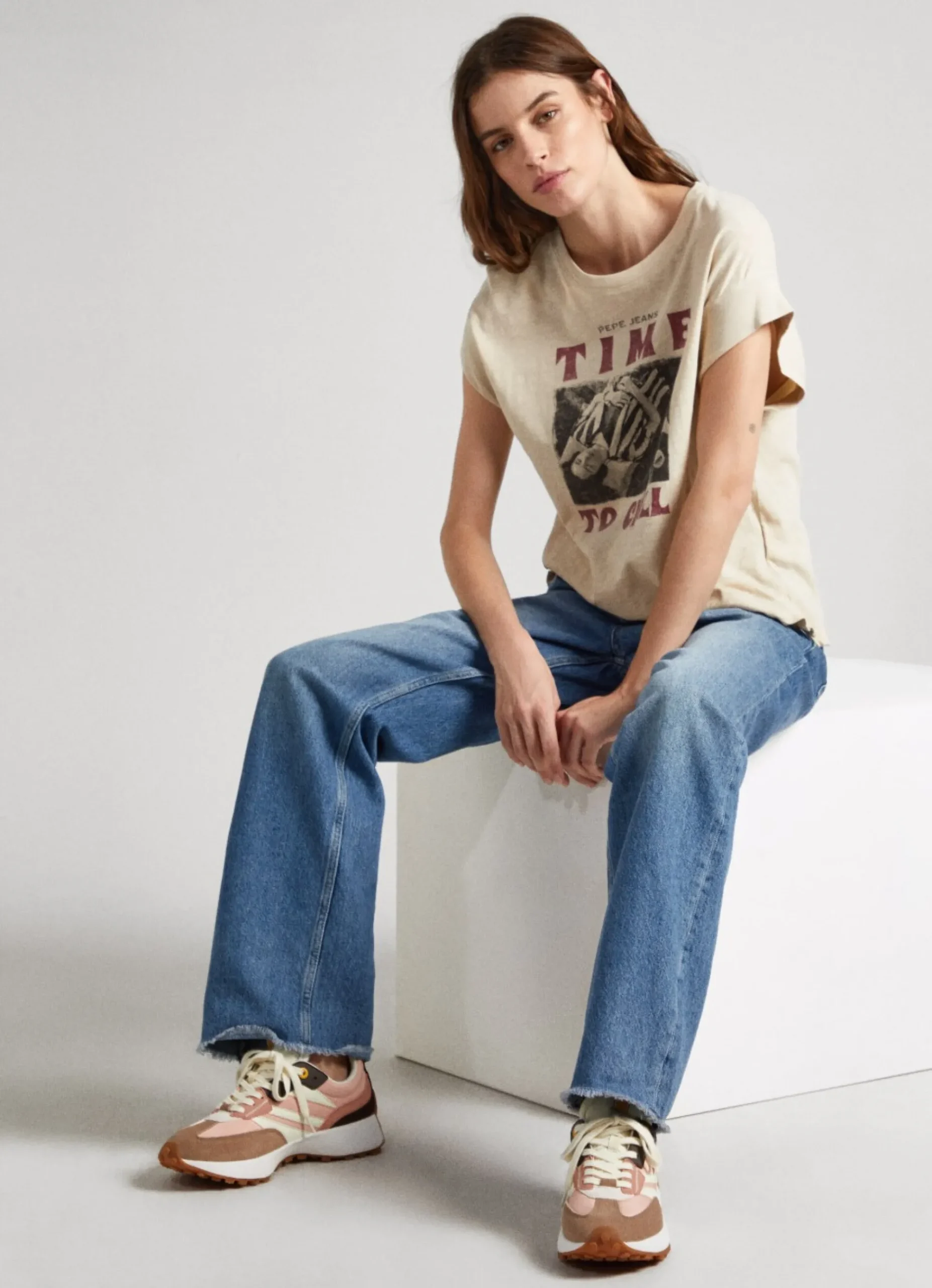 Mulher Pepe Jeans Sapatilhas>Sapatilhas Combinadas Lucky Grand