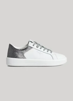 Mulher Pepe Jeans Sapatilhas>Sapatilhas Couro Dobbie Part