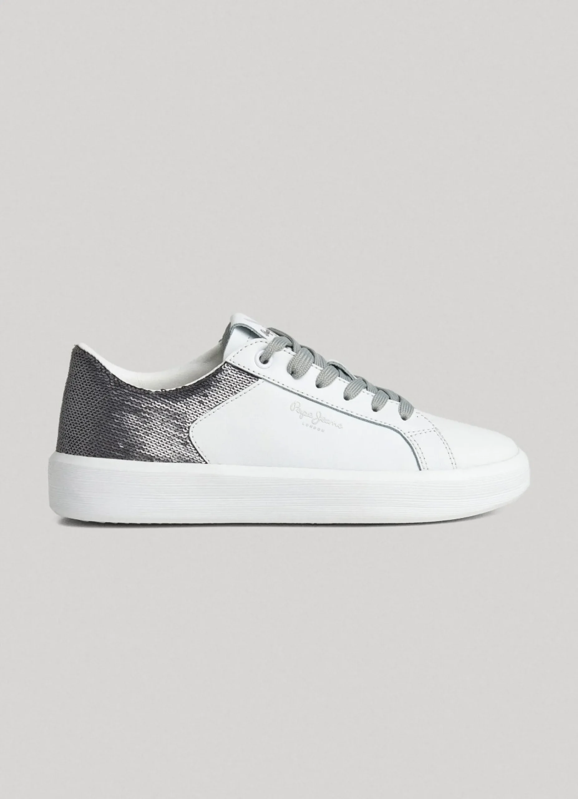 Mulher Pepe Jeans Sapatilhas>Sapatilhas Couro Dobbie Part
