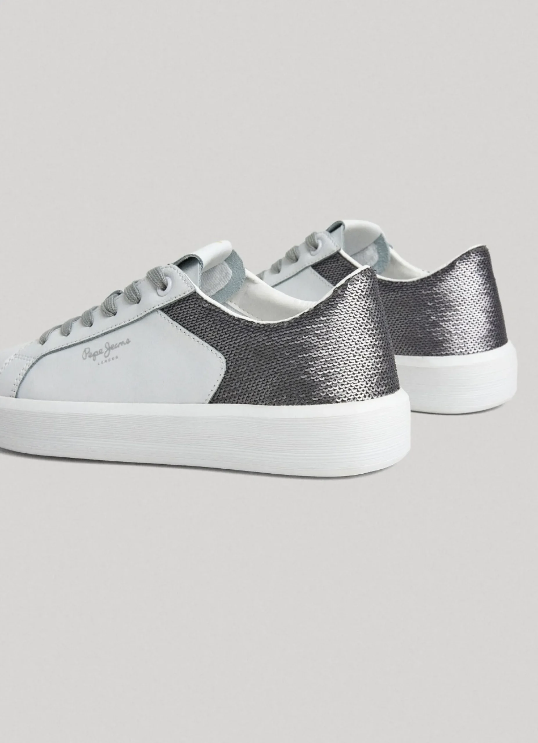 Mulher Pepe Jeans Sapatilhas>Sapatilhas Couro Dobbie Part
