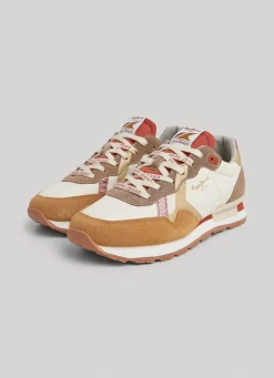 Mulher Pepe Jeans Sapatilhas>Sapatilhas Running Brit Print Lux