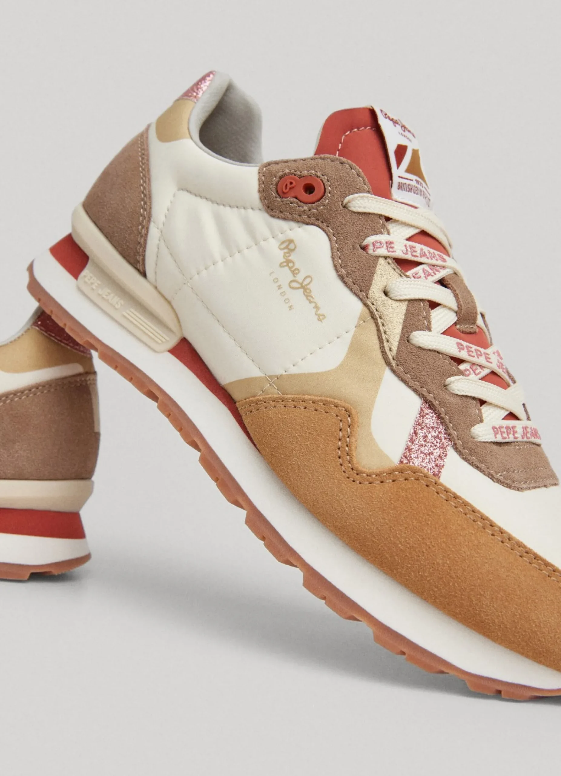 Mulher Pepe Jeans Sapatilhas>Sapatilhas Running Brit Print Lux