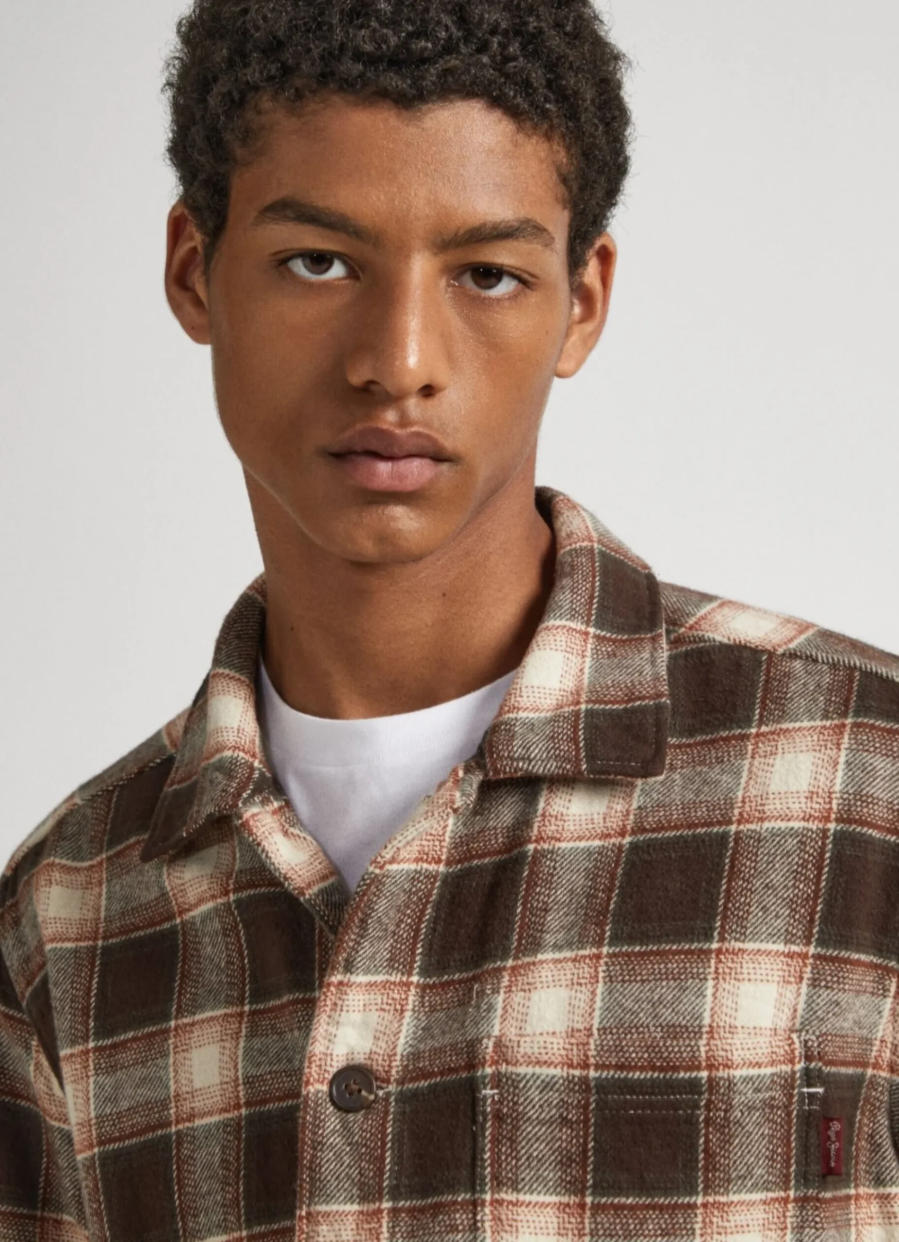 Homem Pepe Jeans Camisas>Sobrecamisa Flanela Xadrez