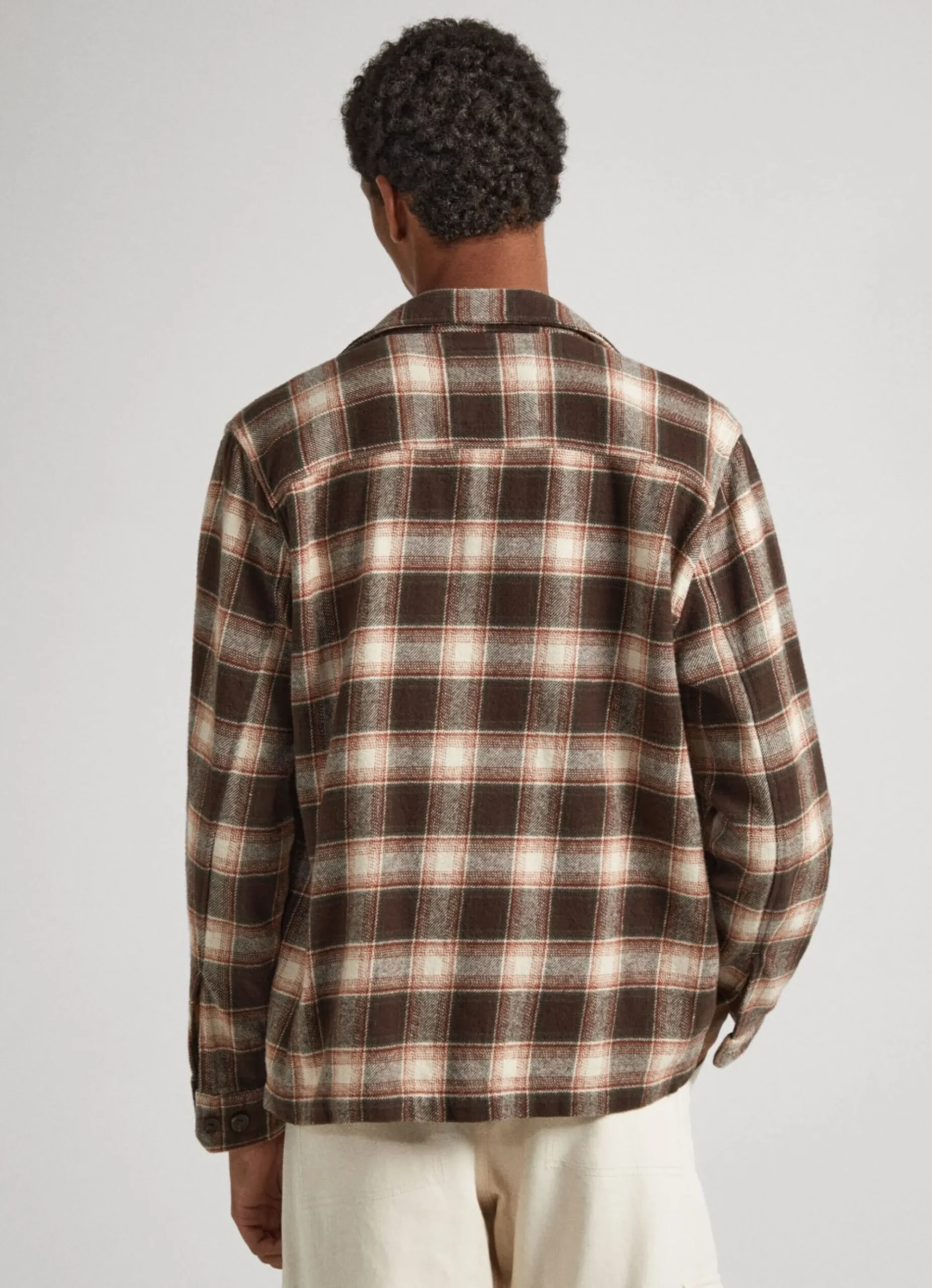 Homem Pepe Jeans Camisas>Sobrecamisa Flanela Xadrez