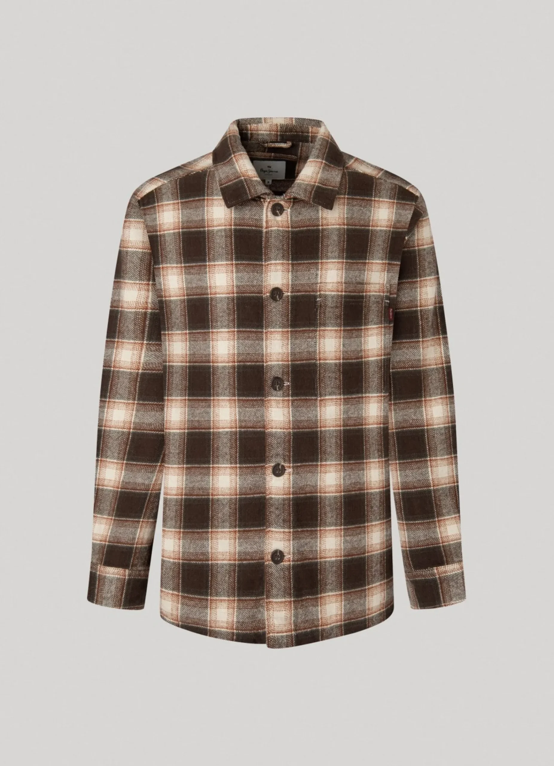 Homem Pepe Jeans Camisas>Sobrecamisa Flanela Xadrez