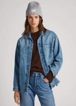 Mulher Pepe Jeans Camisas E Blusas>Sobrecamisa Regular Fit