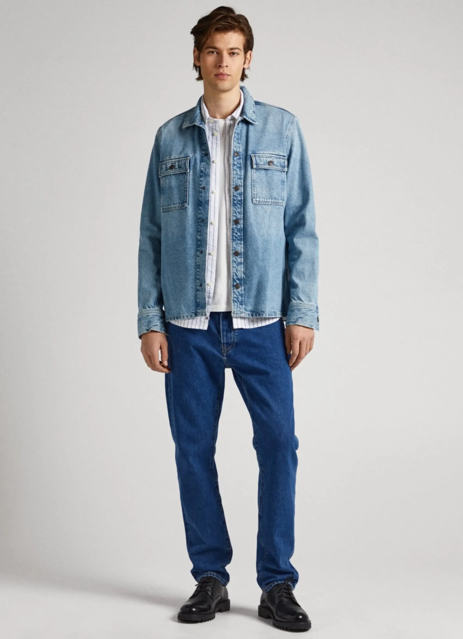 Homem Pepe Jeans Camisas>Sobrecamisa Relaxed Fit