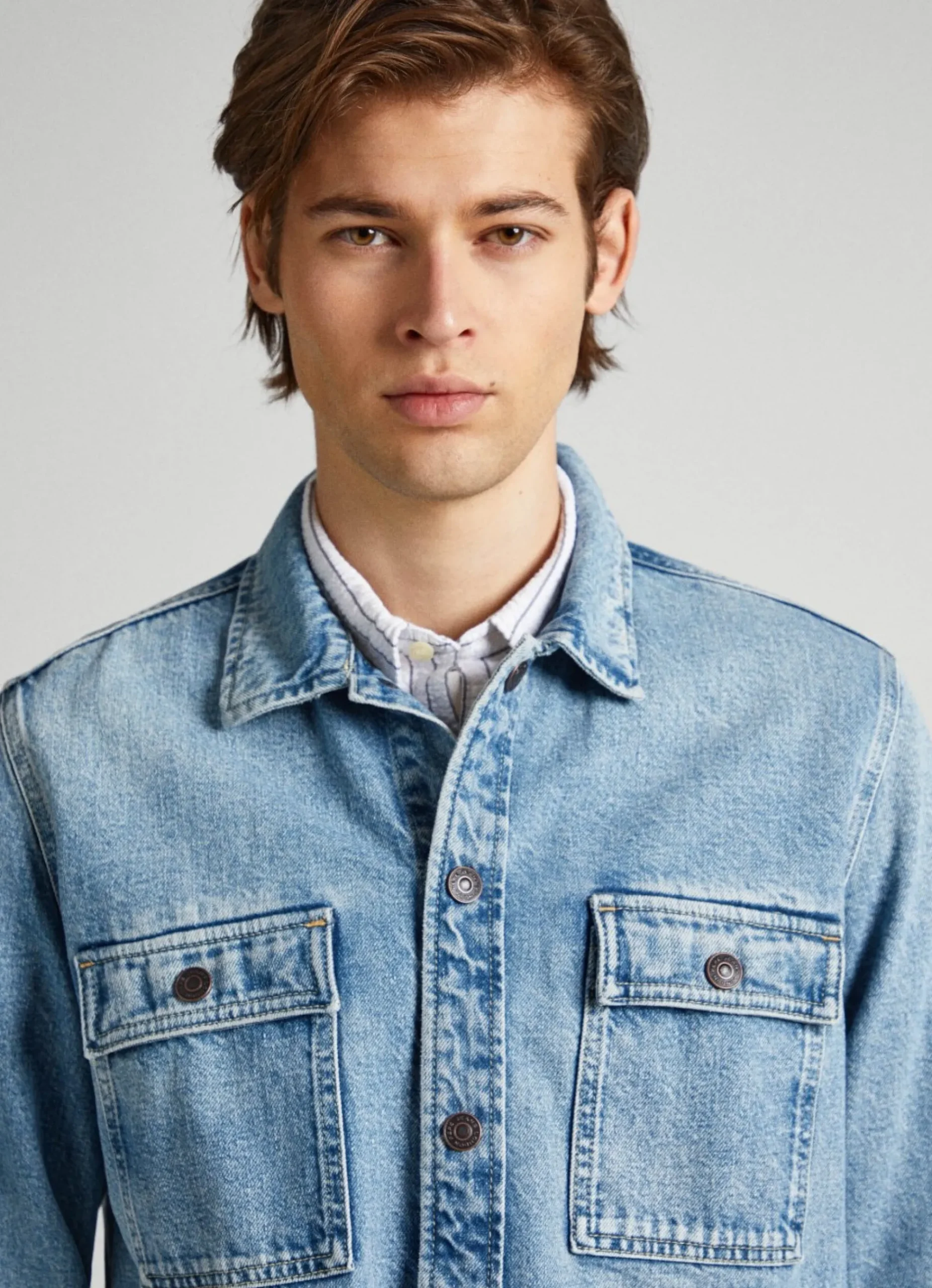 Homem Pepe Jeans Camisas>Sobrecamisa Relaxed Fit