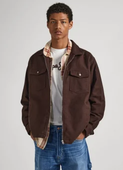 Homem Pepe Jeans Camisas>Sobrecamisa Sarja Algodao