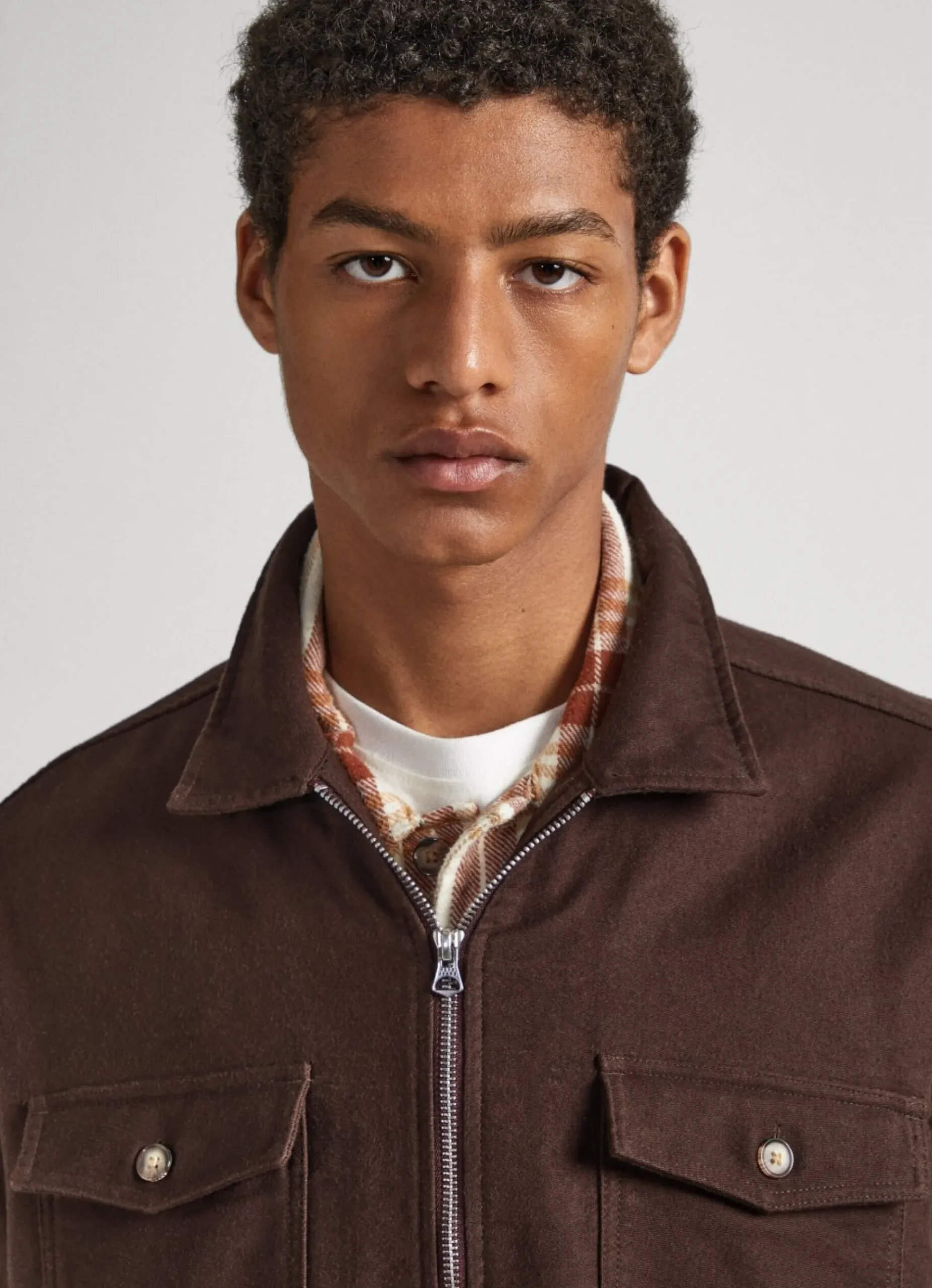 Homem Pepe Jeans Camisas>Sobrecamisa Sarja Algodao