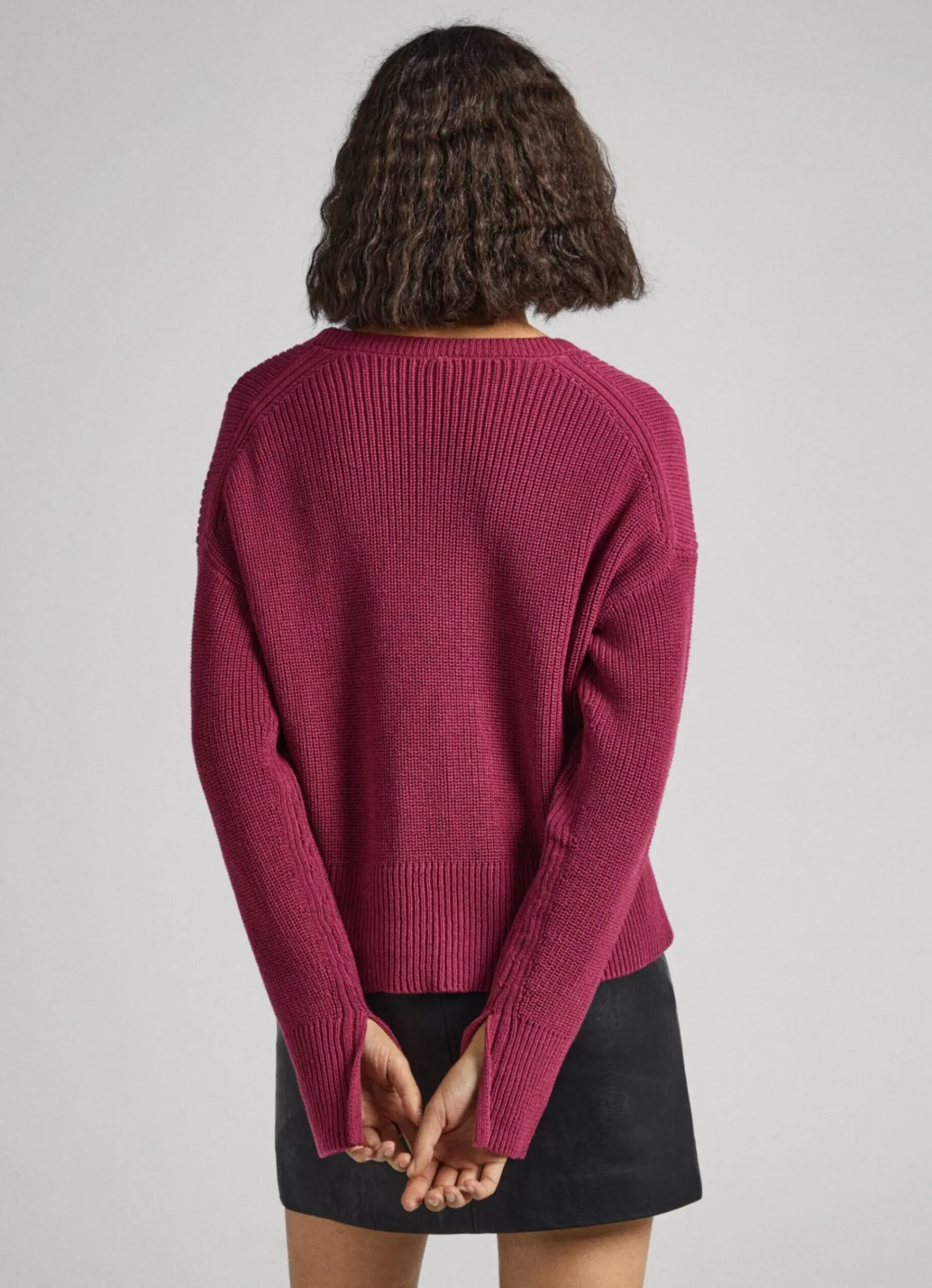Mulher Pepe Jeans Malhas E Cardigans>Sweater Com Logo Bordado